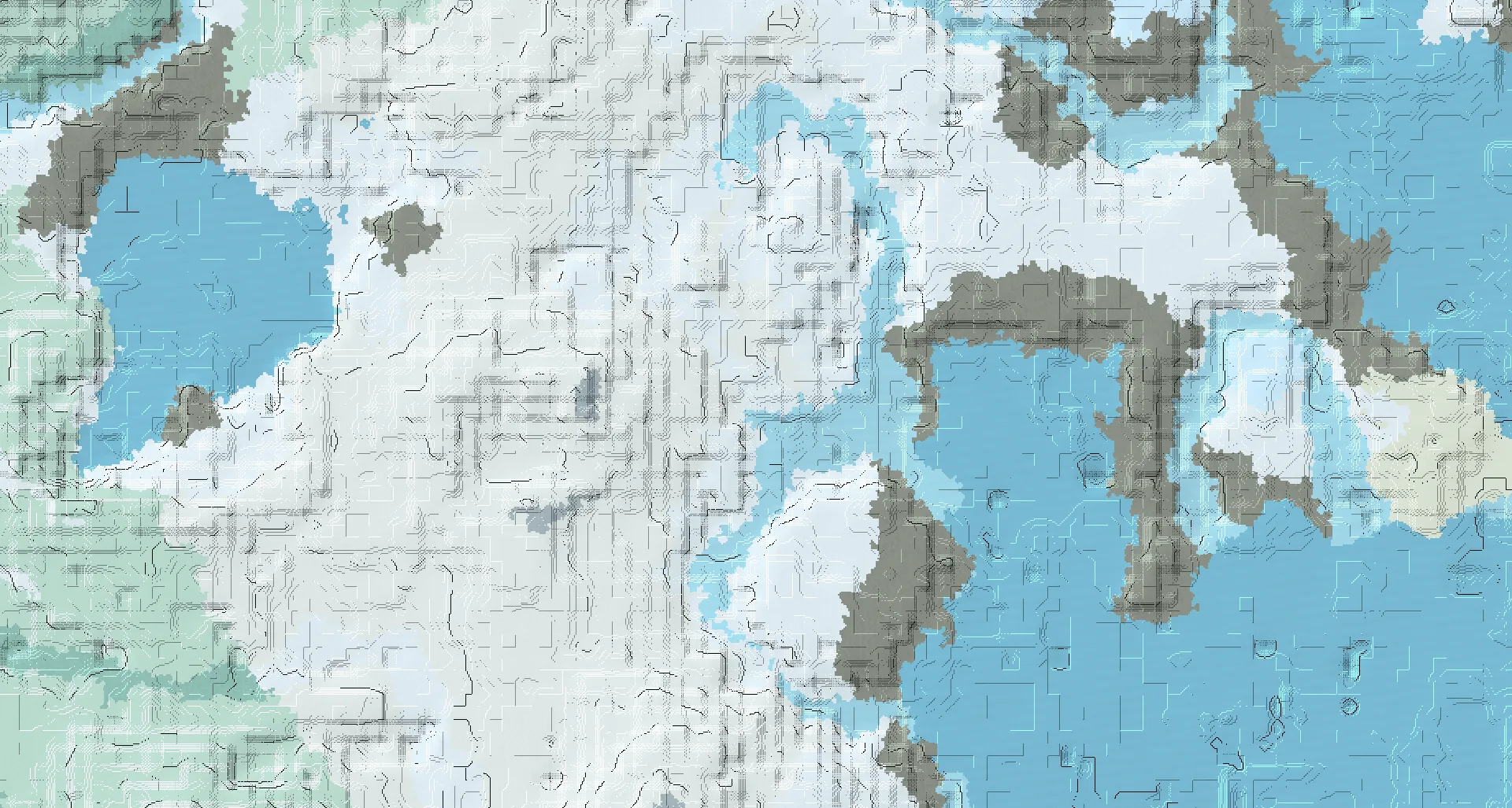 Seed map — Trial Chambers Southwest of a Snowy Plains Start