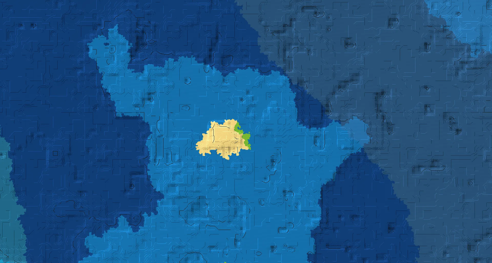 Seed map — Sandy dock island