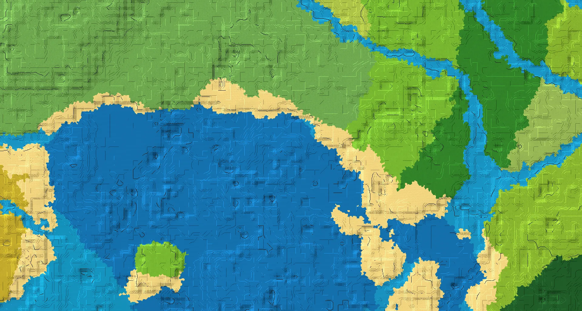 Seed map — Trial Chambers Southeast of a Flower Forest Start