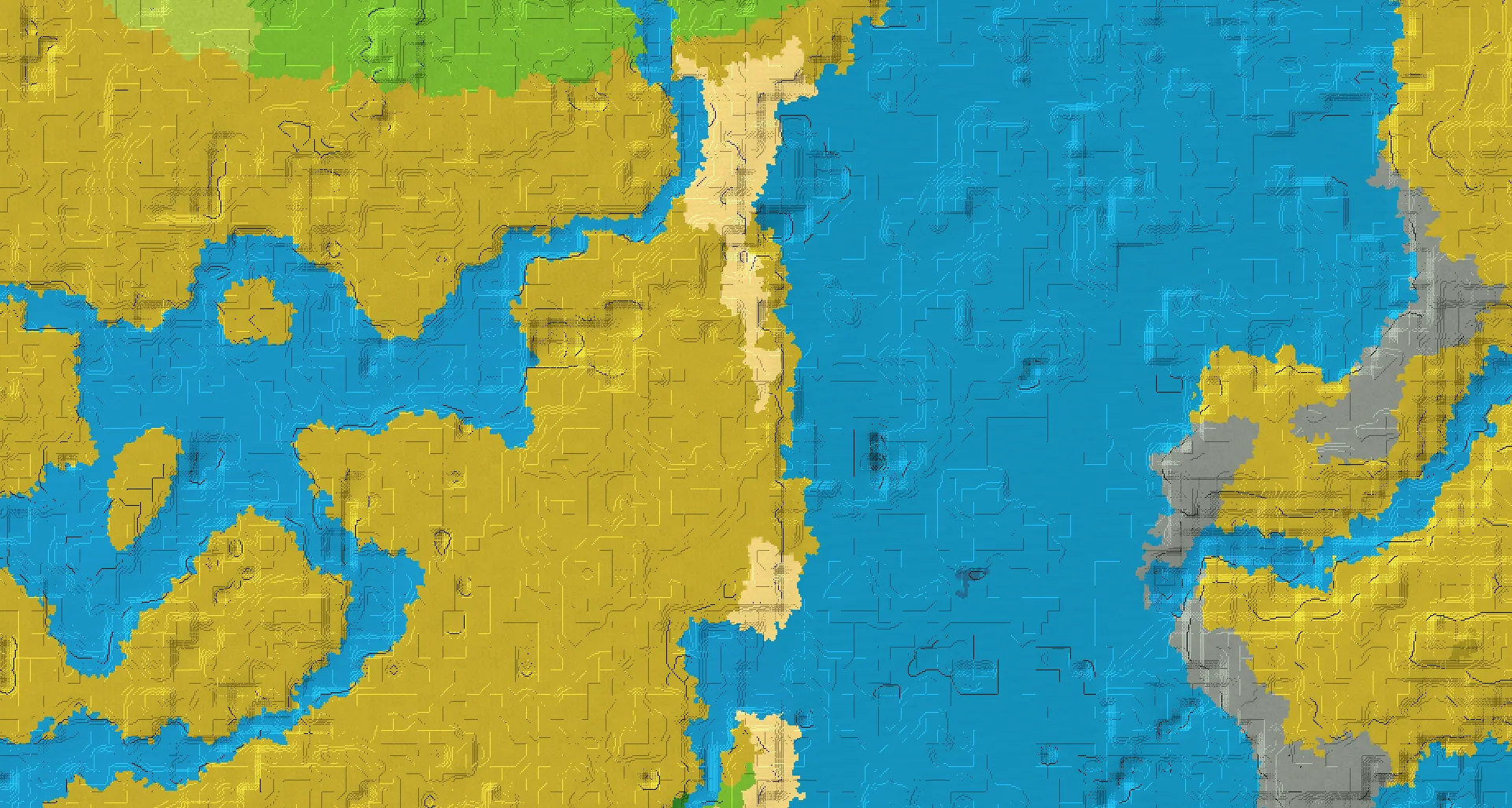 Seed map — 2 Villages near a Savanna Start with Ruined Portal