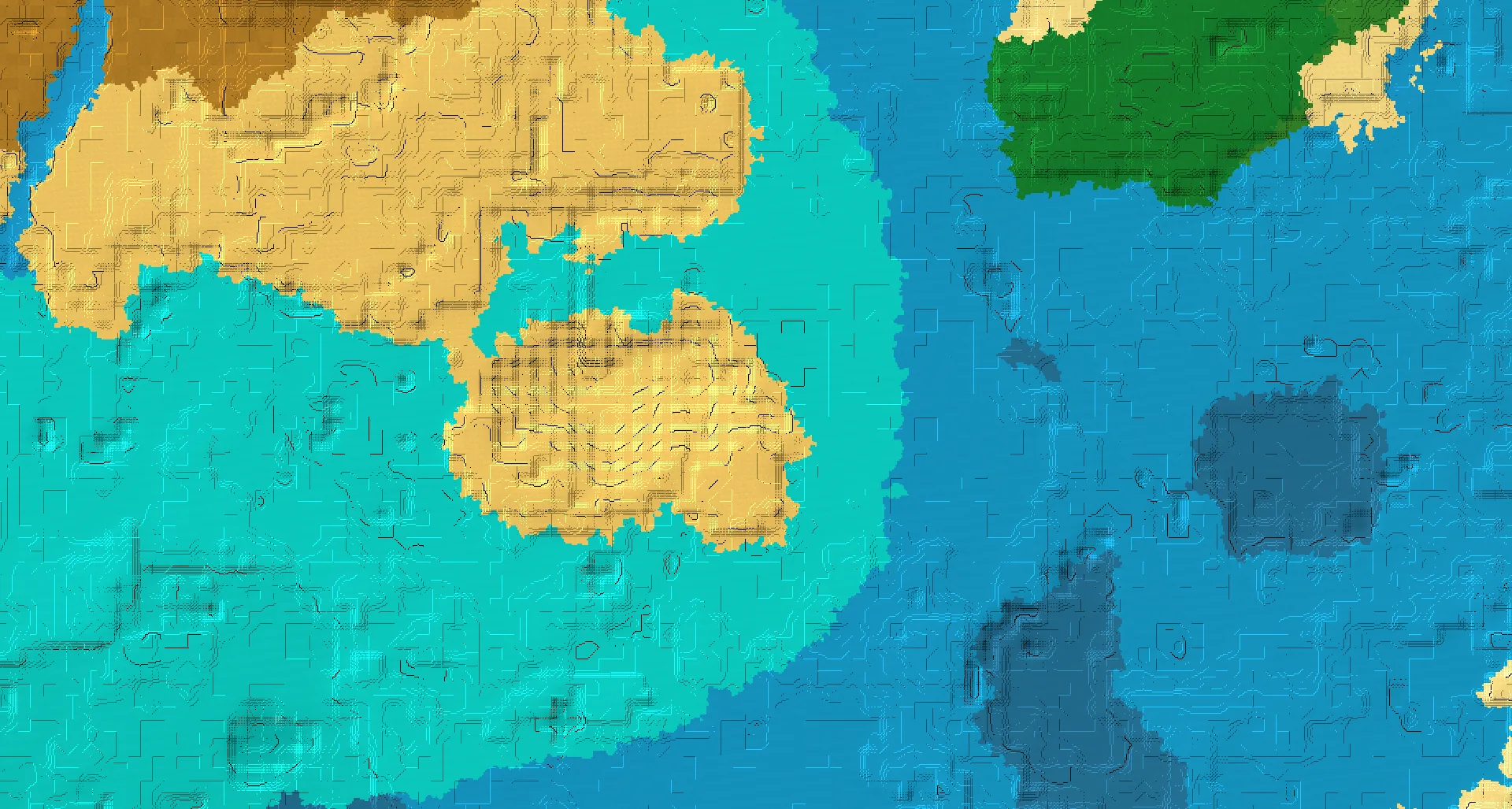 Seed map — Ocean desert village
