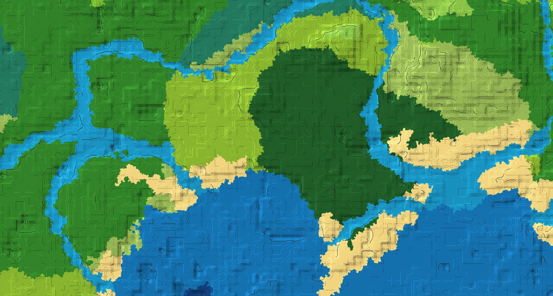 Seed map — Woodland Mansion East of the Forest Start