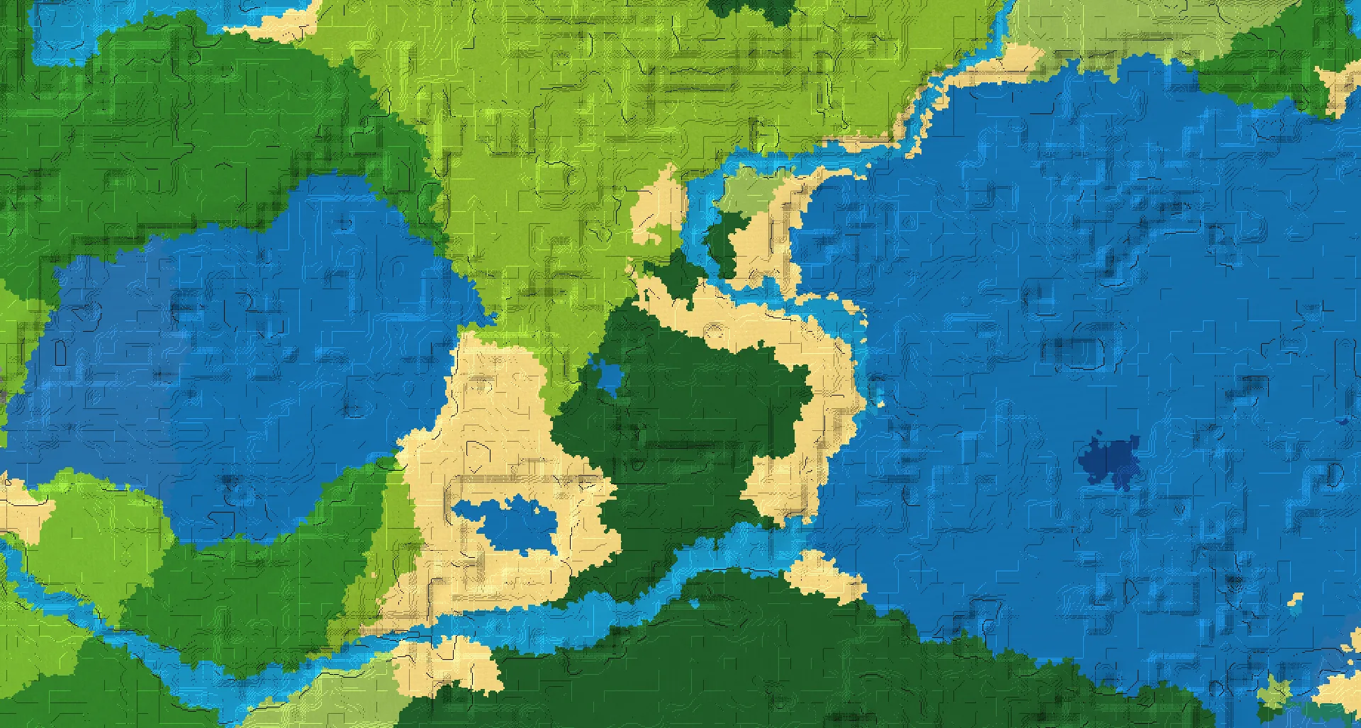 Seed map — Woodland Mansion Southeast of a Dripstone Caves Start with Ancient City