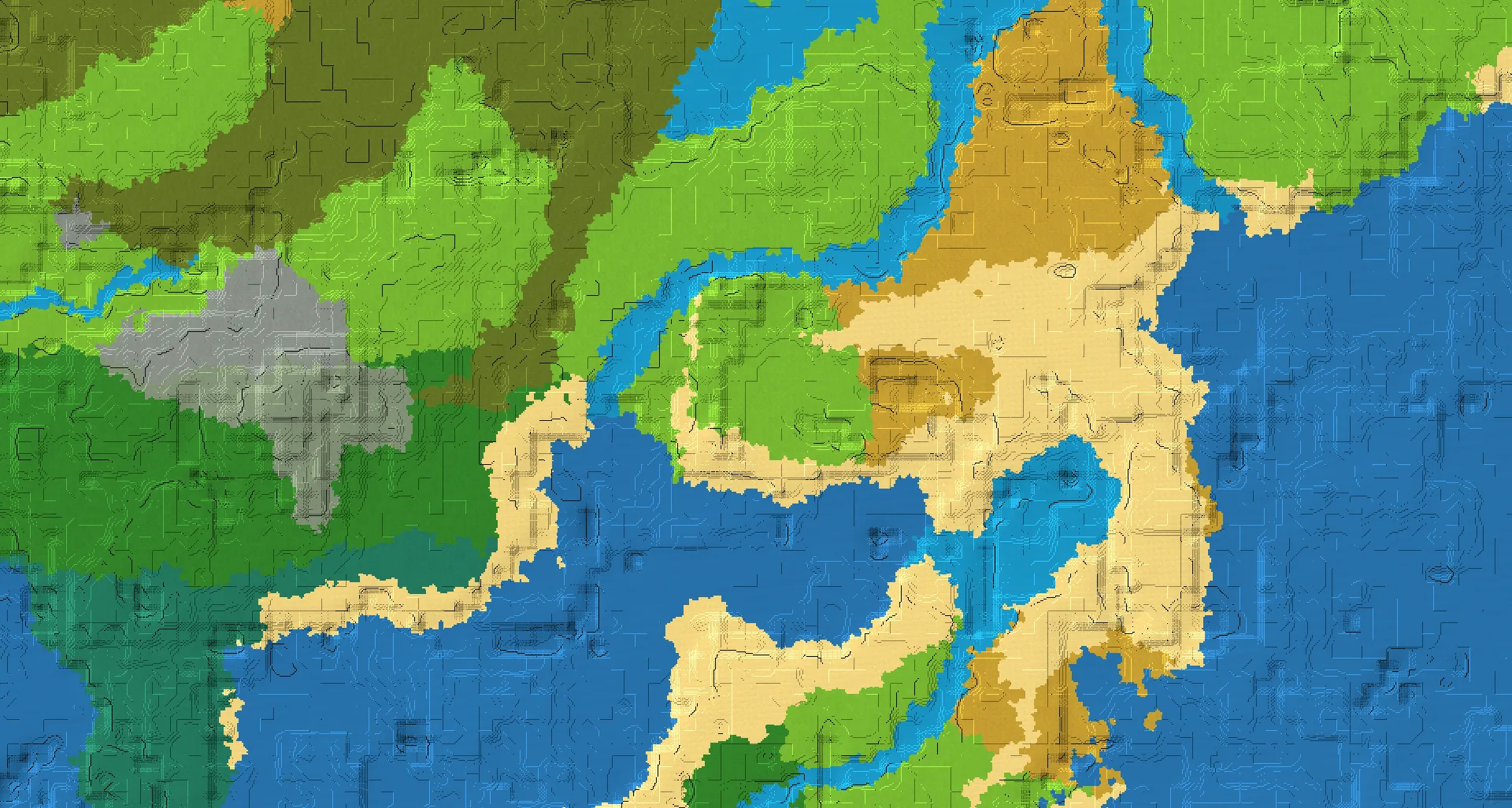 Seed map — Plains Start with Ruined Portal at -16, -112