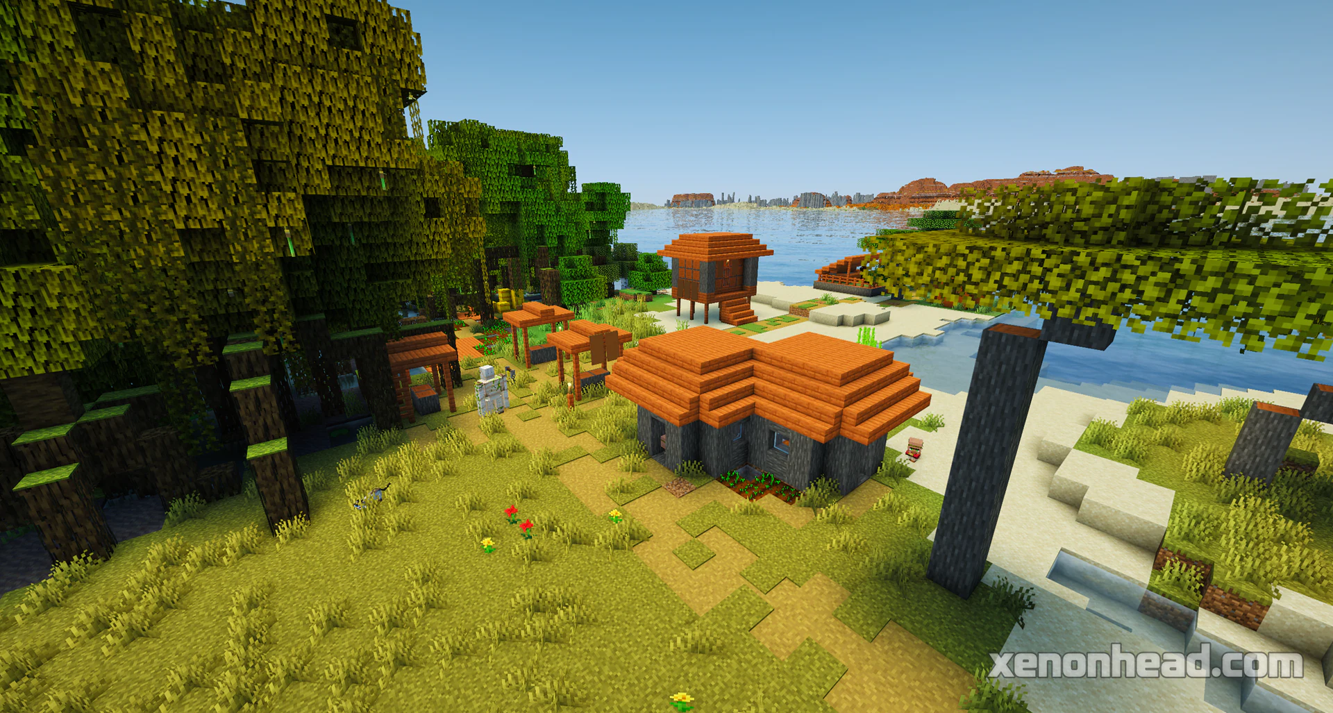 Savanna village mangrove island