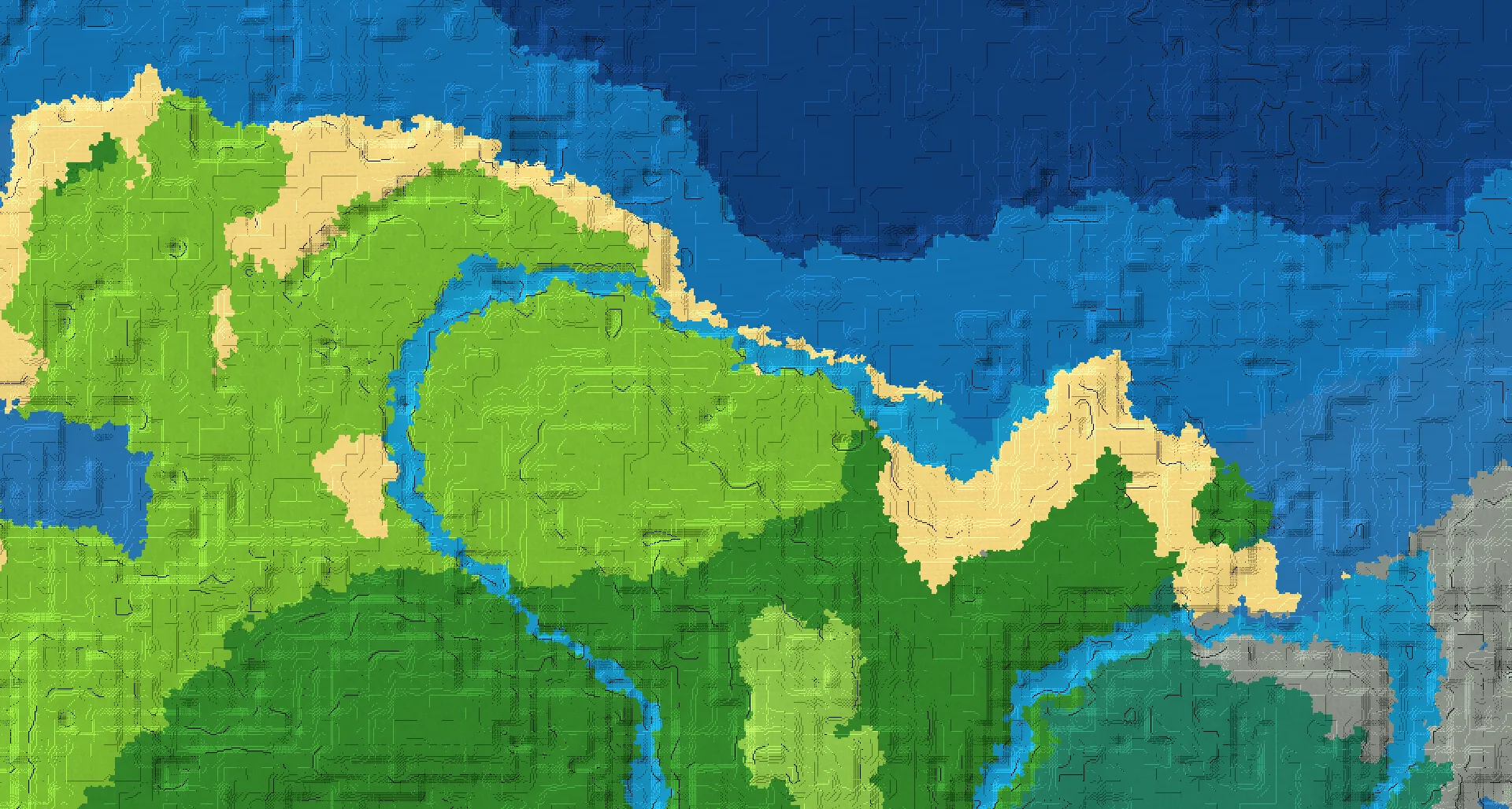 Seed map — Pillager Outpost Northeast of a Forest Start with Village