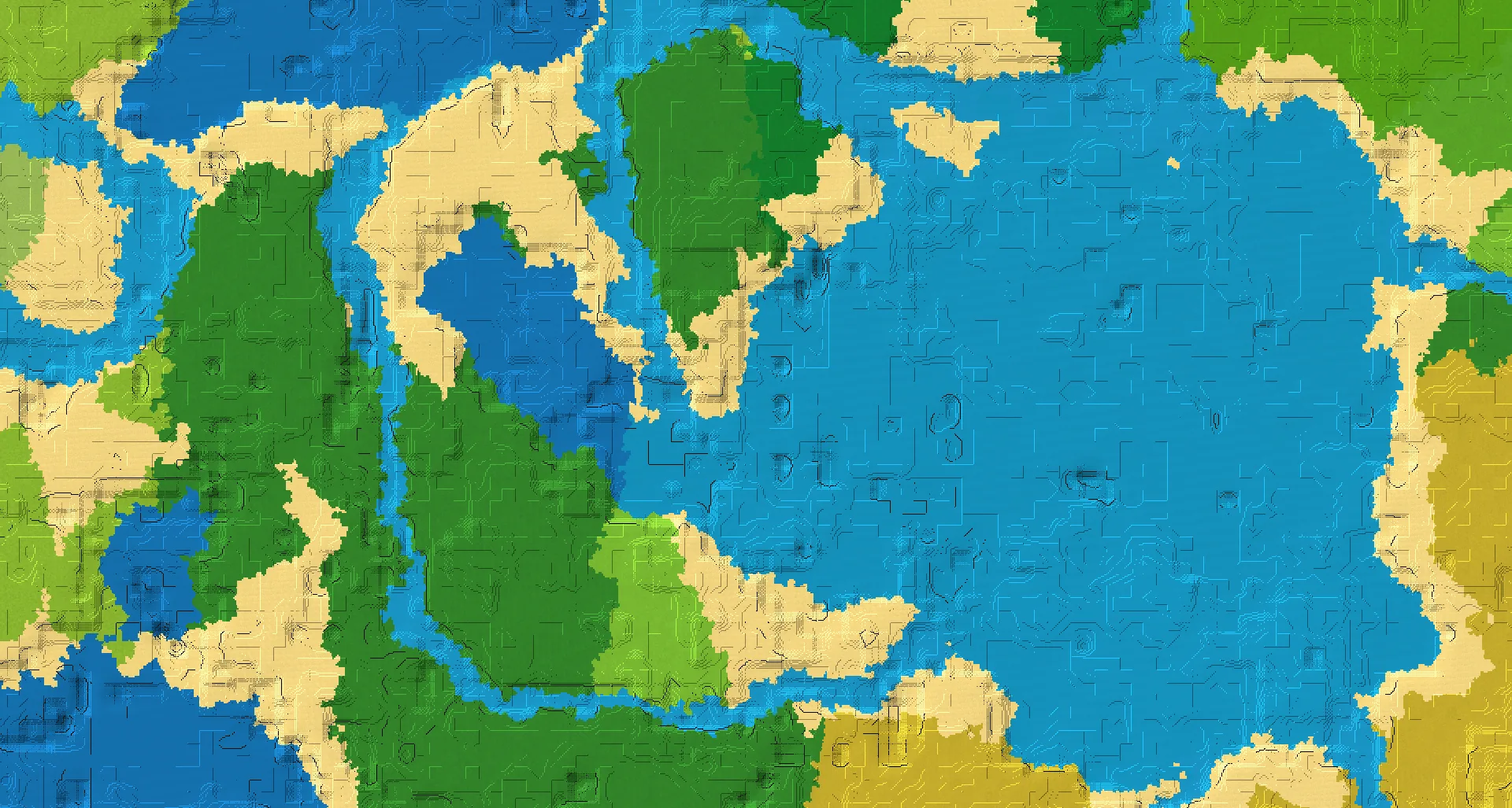 Seed map — Shipwreck South of a Forest Start