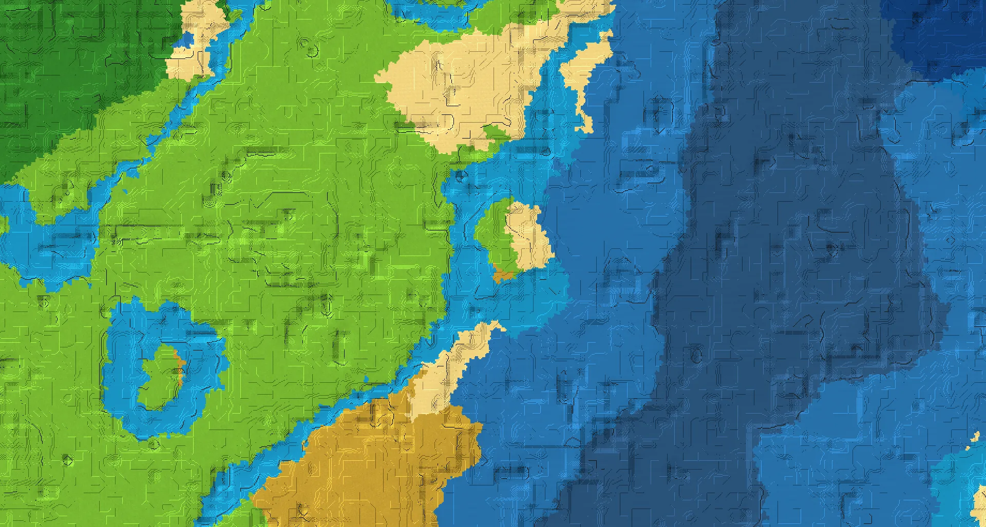 Seed map — Dappled Forest Southeast of a Plains Start
