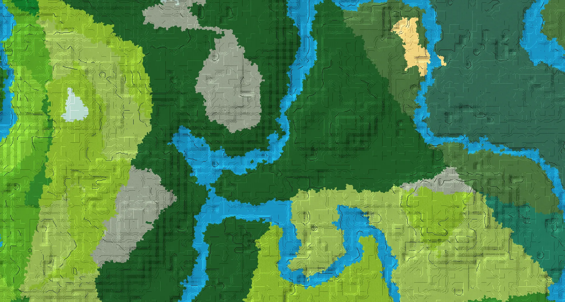 Seed map — Woodland Mansion Southwest of a Old Growth Spruce Taiga Start