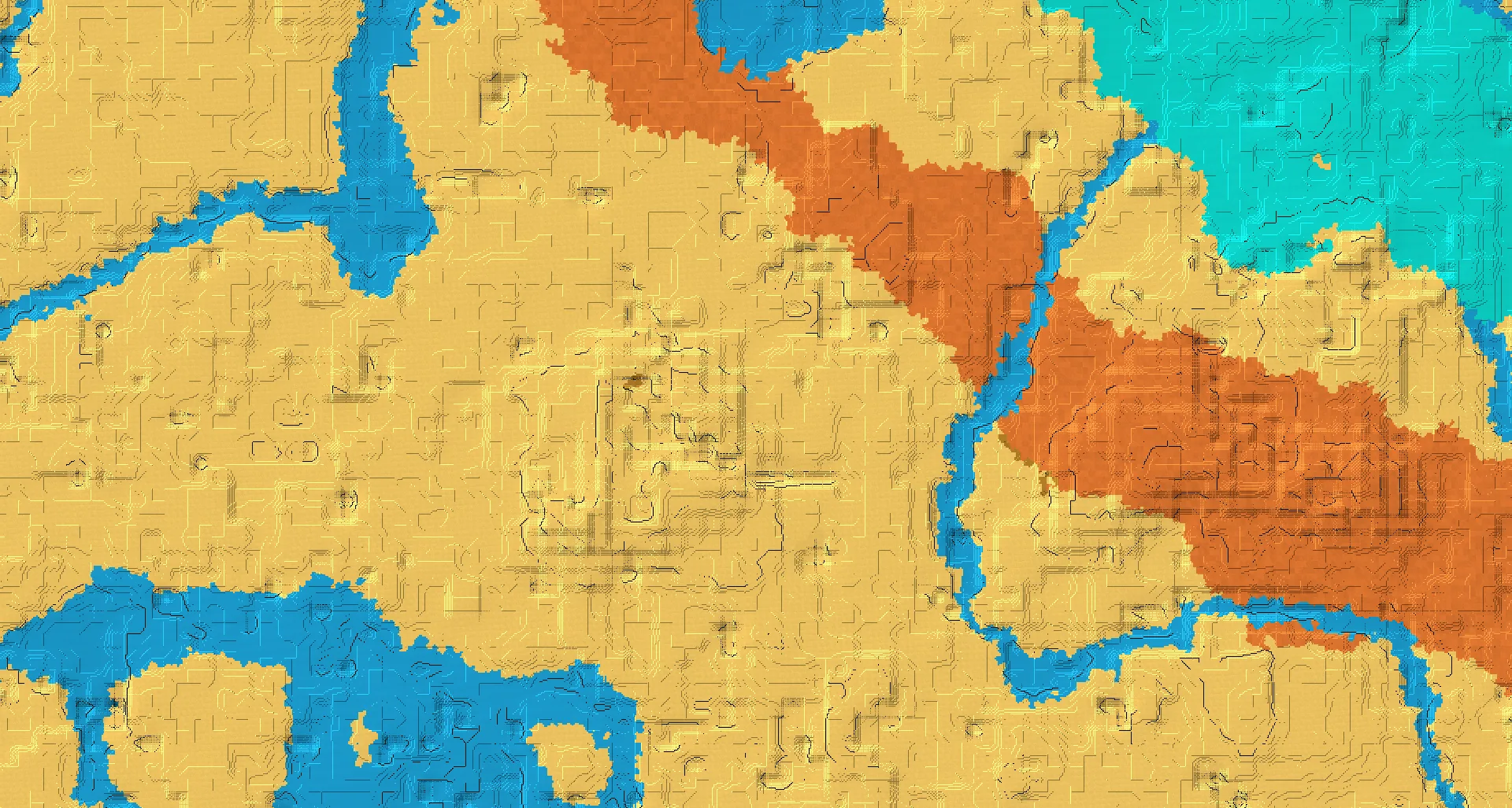 Seed map — Village North of the Desert Start