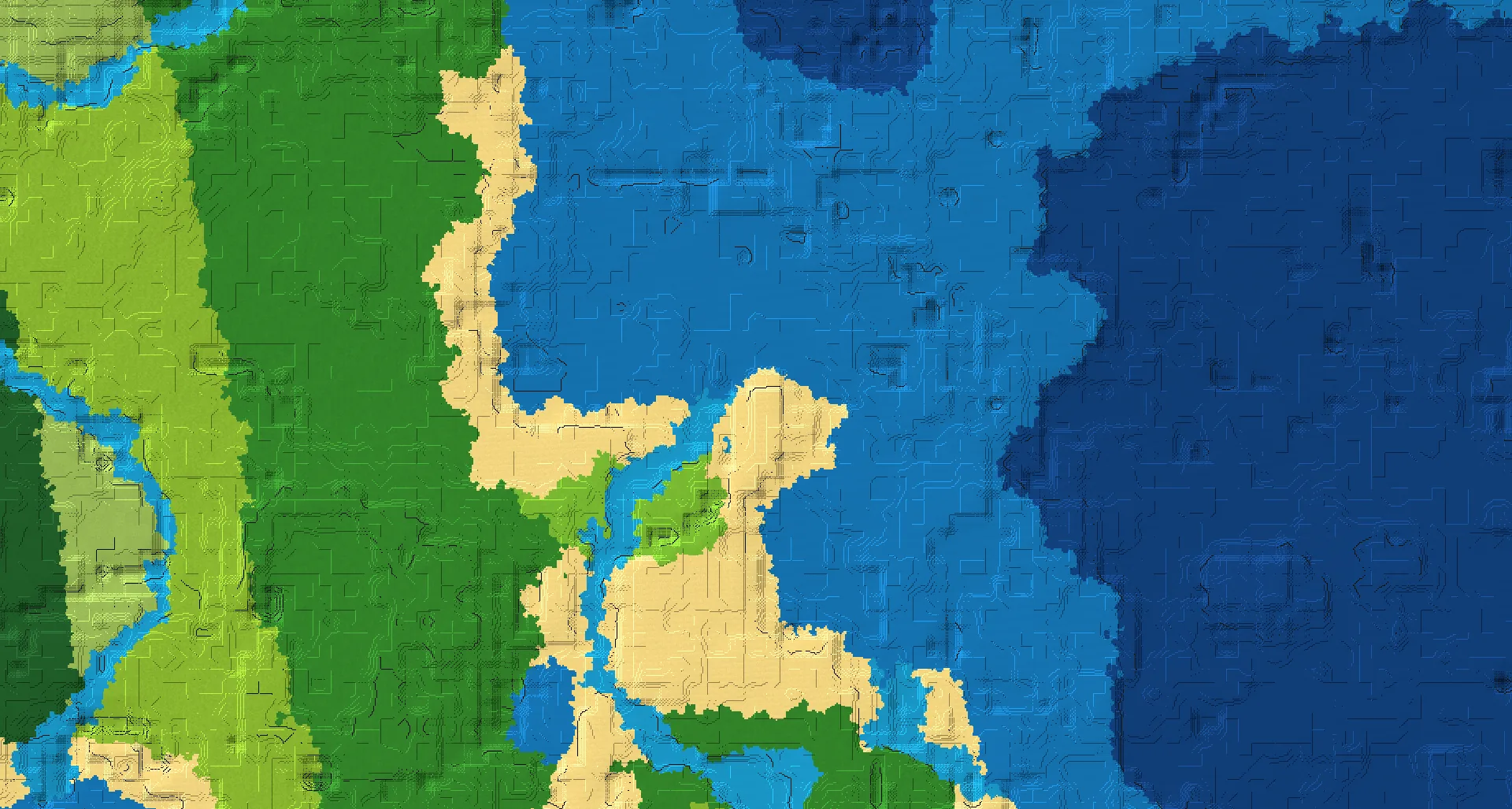 Seed map — Buried Treasure Northeast of a Plains Start