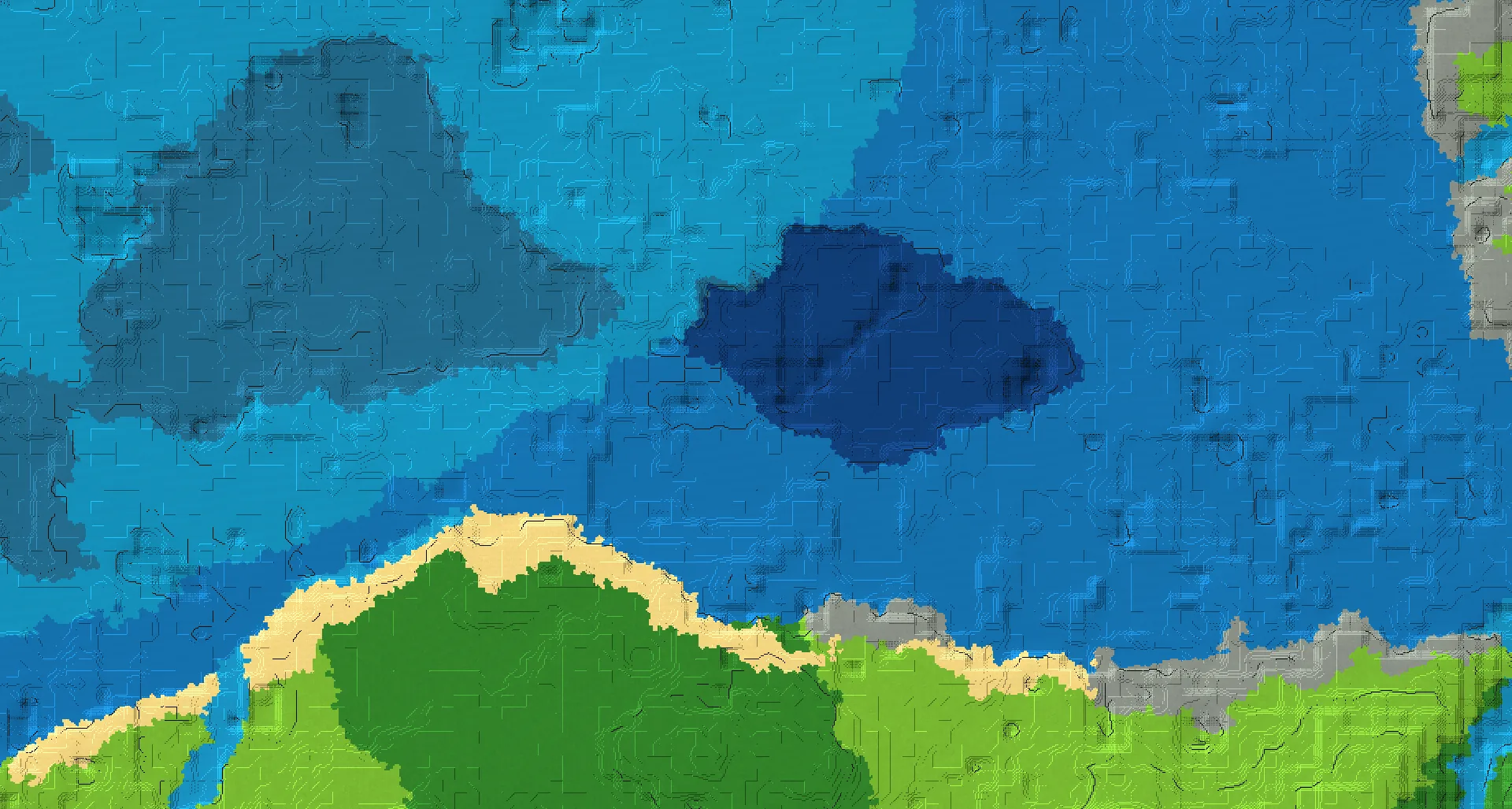 Seed map — Shipwreck North of a Forest Start