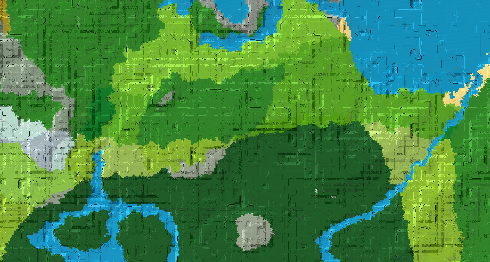 Seed map — Bamboo Jungle Northeast of a Dark Forest Start