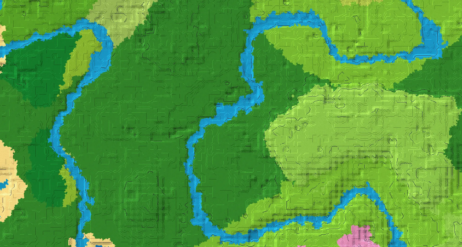 Seed map — Forest Start with Trial Chambers at 32, 48