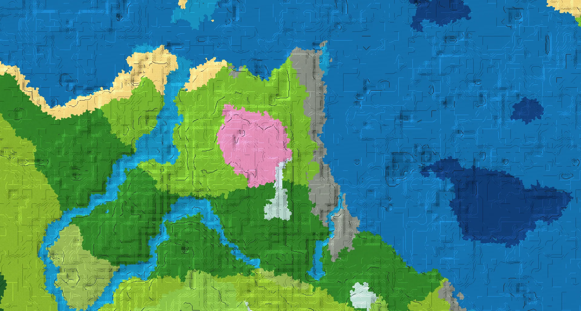 Seed map — Cherry Grove North of a Plains Start