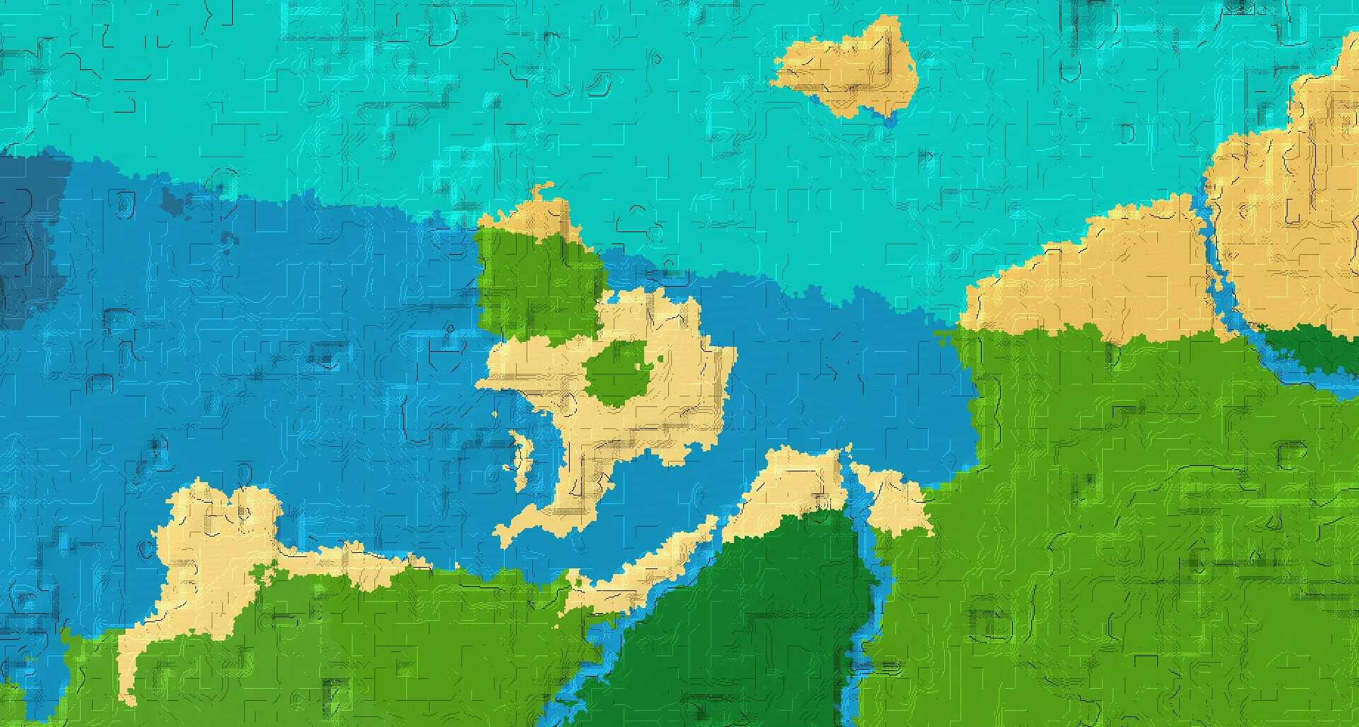Seed map — Buried Treasure Northwest of a Bamboo Jungle Start