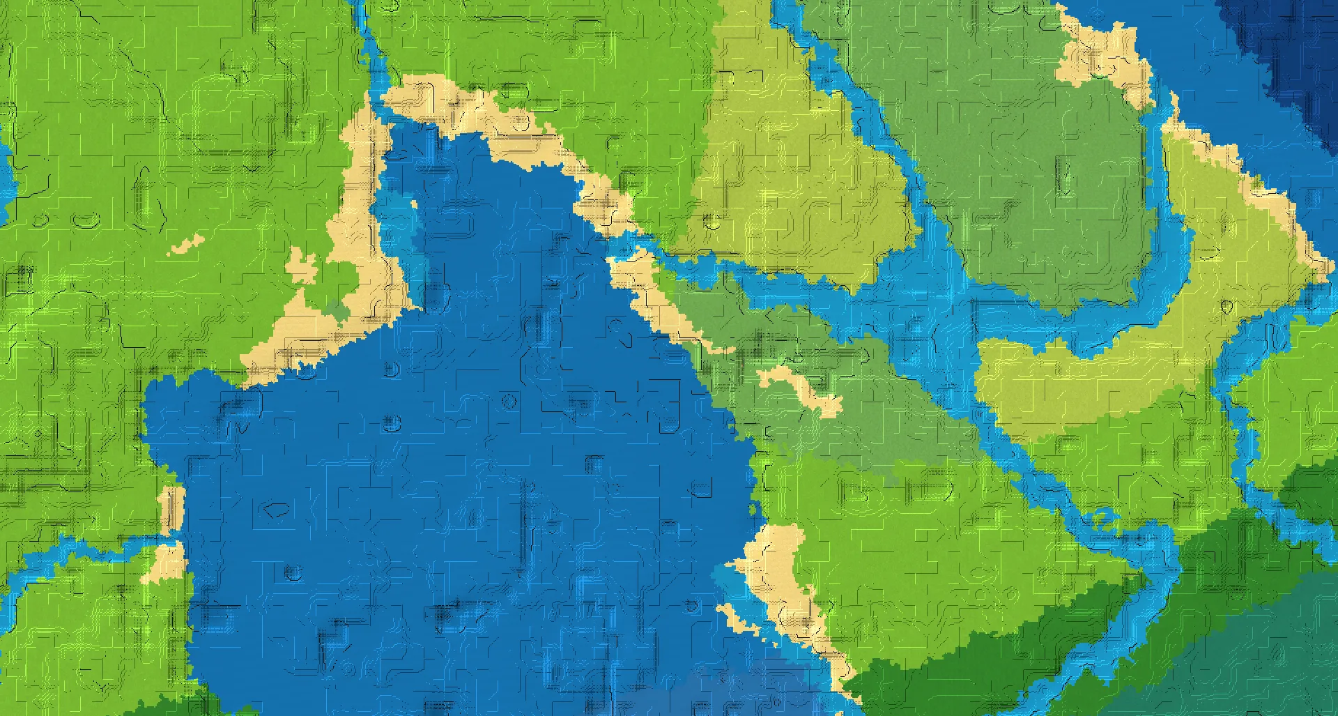Seed map — Shipwreck West of a Flower Forest Start