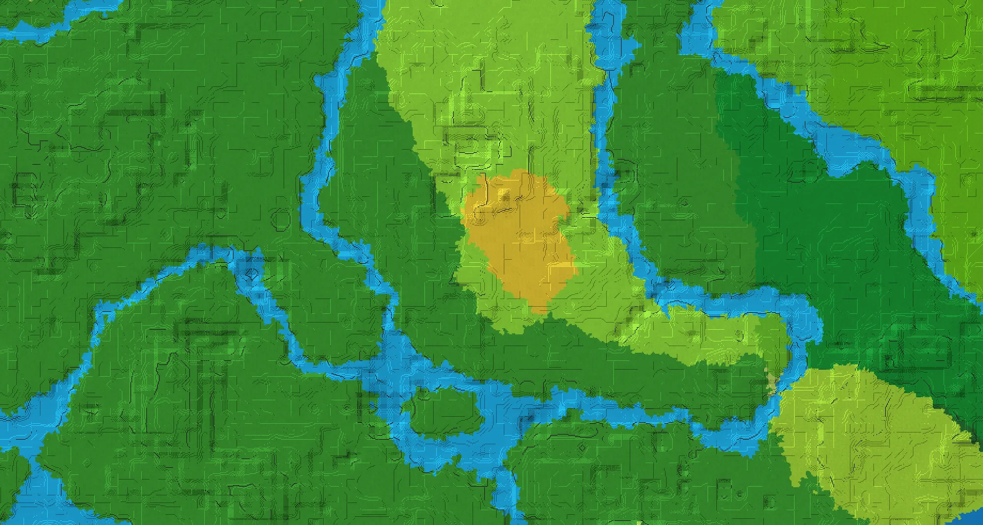 Seed map — Stronghold West of a Bamboo Jungle Start