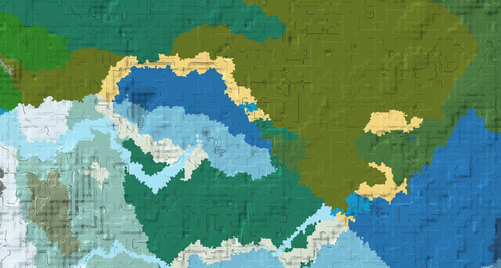 Seed map — Ruined Portal South of a Swamp Start
