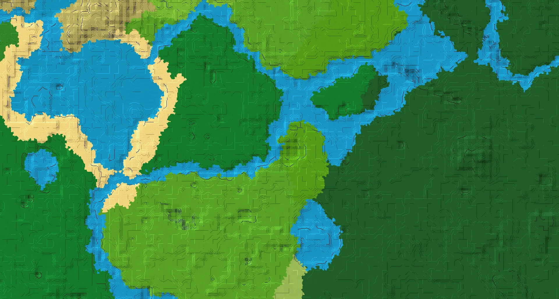 Seed map — Bamboo Jungle East of a Sparse Jungle Start