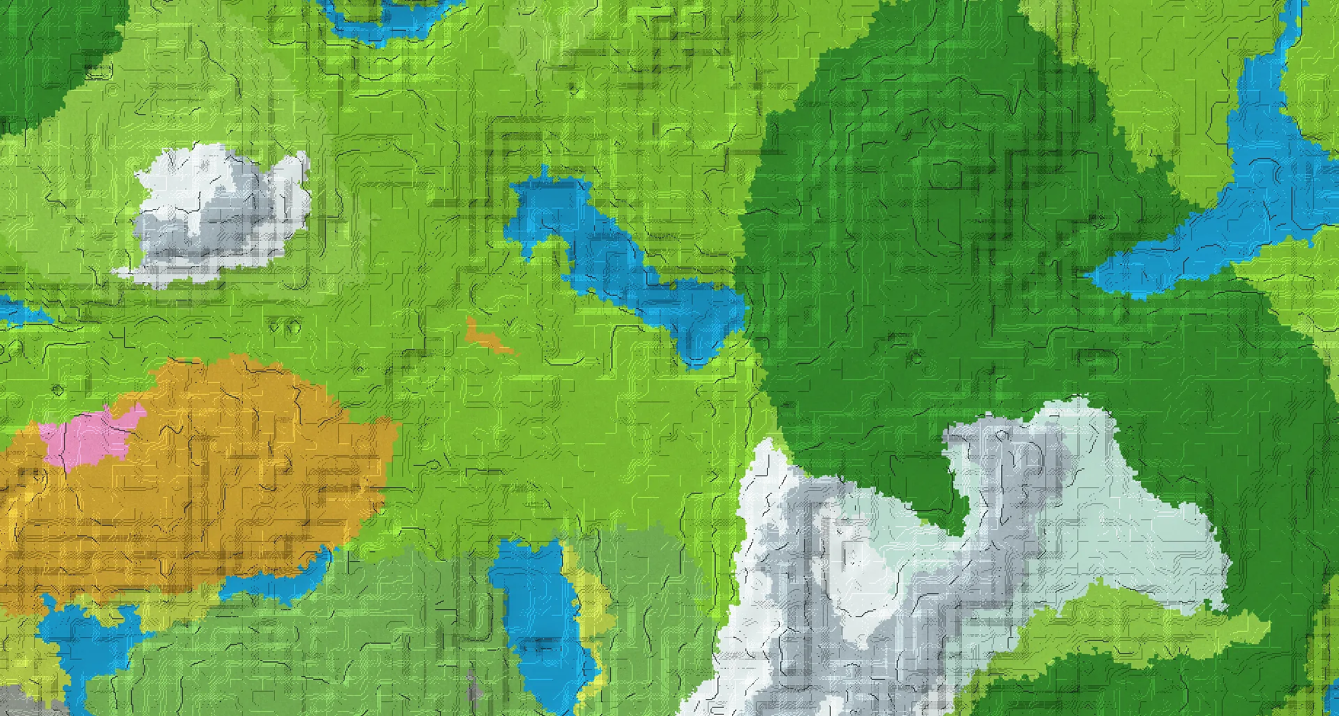 Seed map — Mineshaft East of a Plains Start