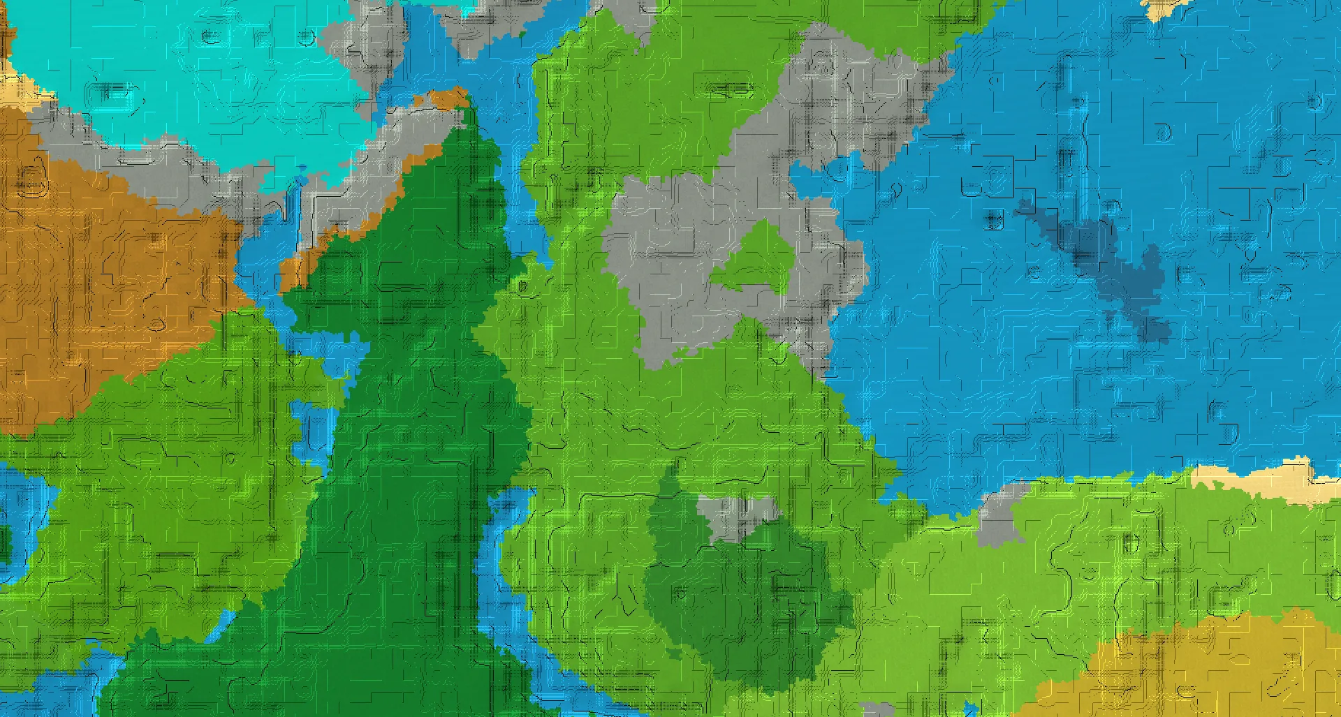 Seed map — Ruined Portal South of a Sparse Jungle Start