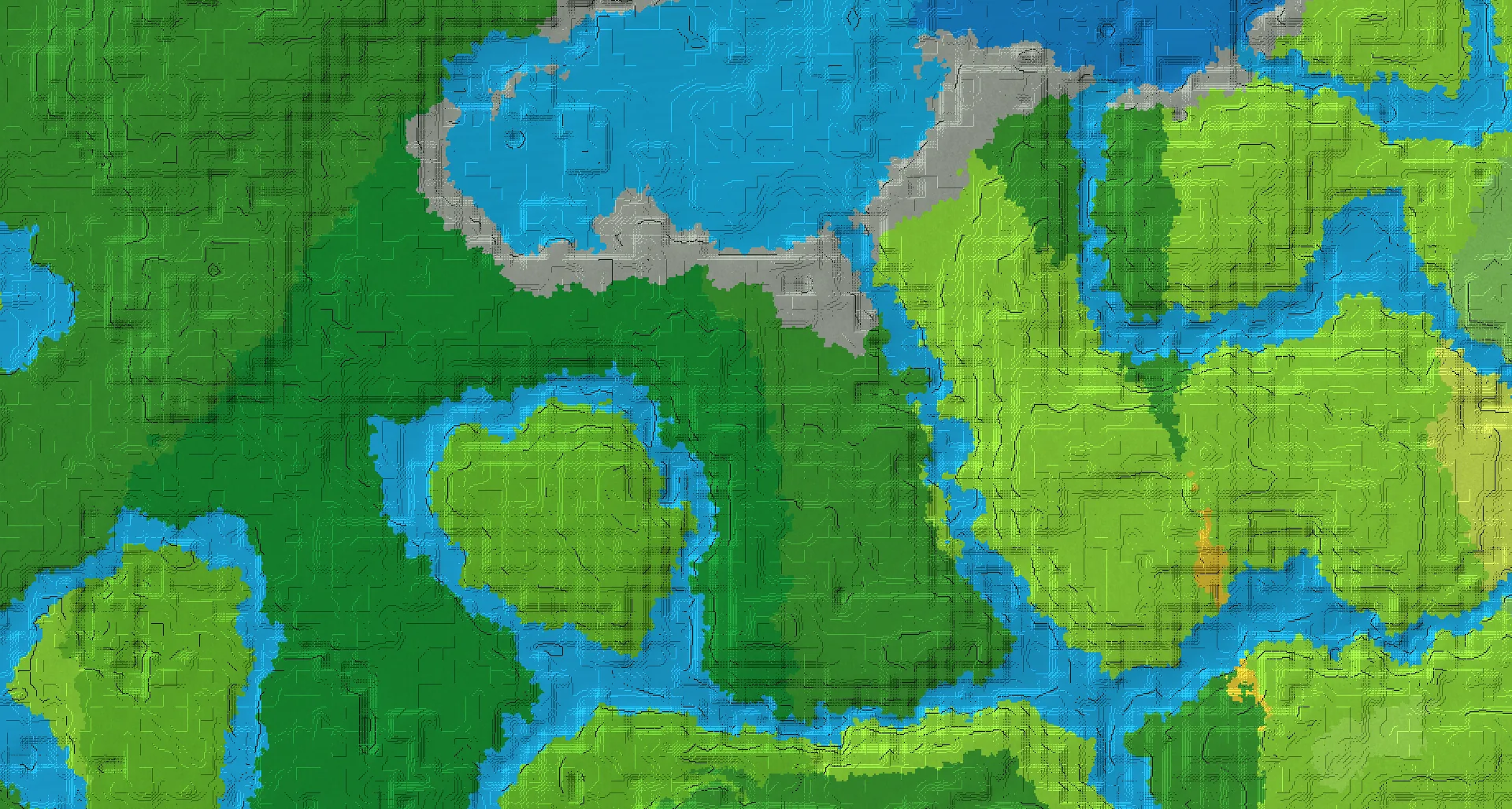 Seed map — Jungle Temple Southwest of a Plains Start