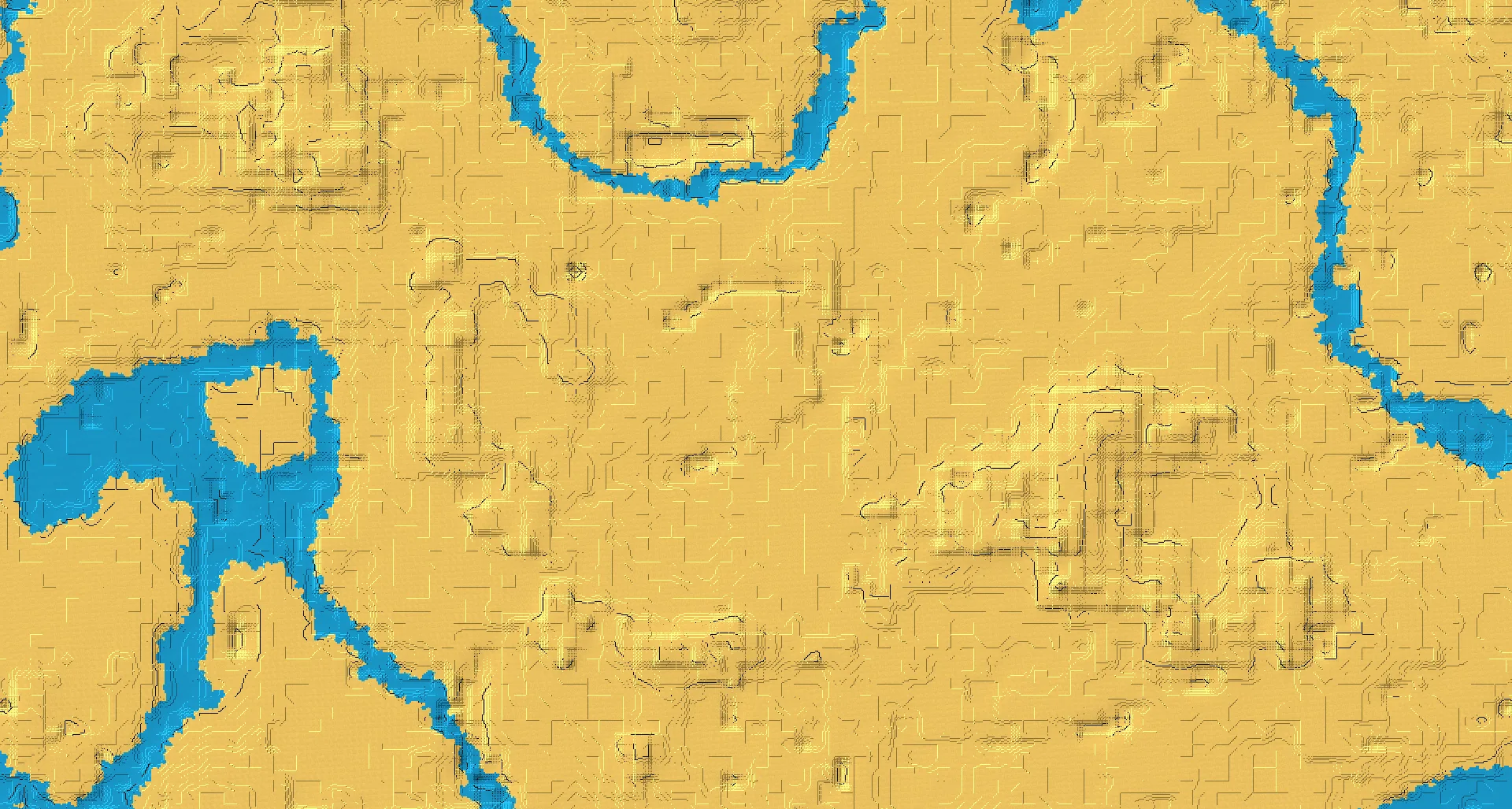 Seed map — Desert Temple Southeast of the Desert Start