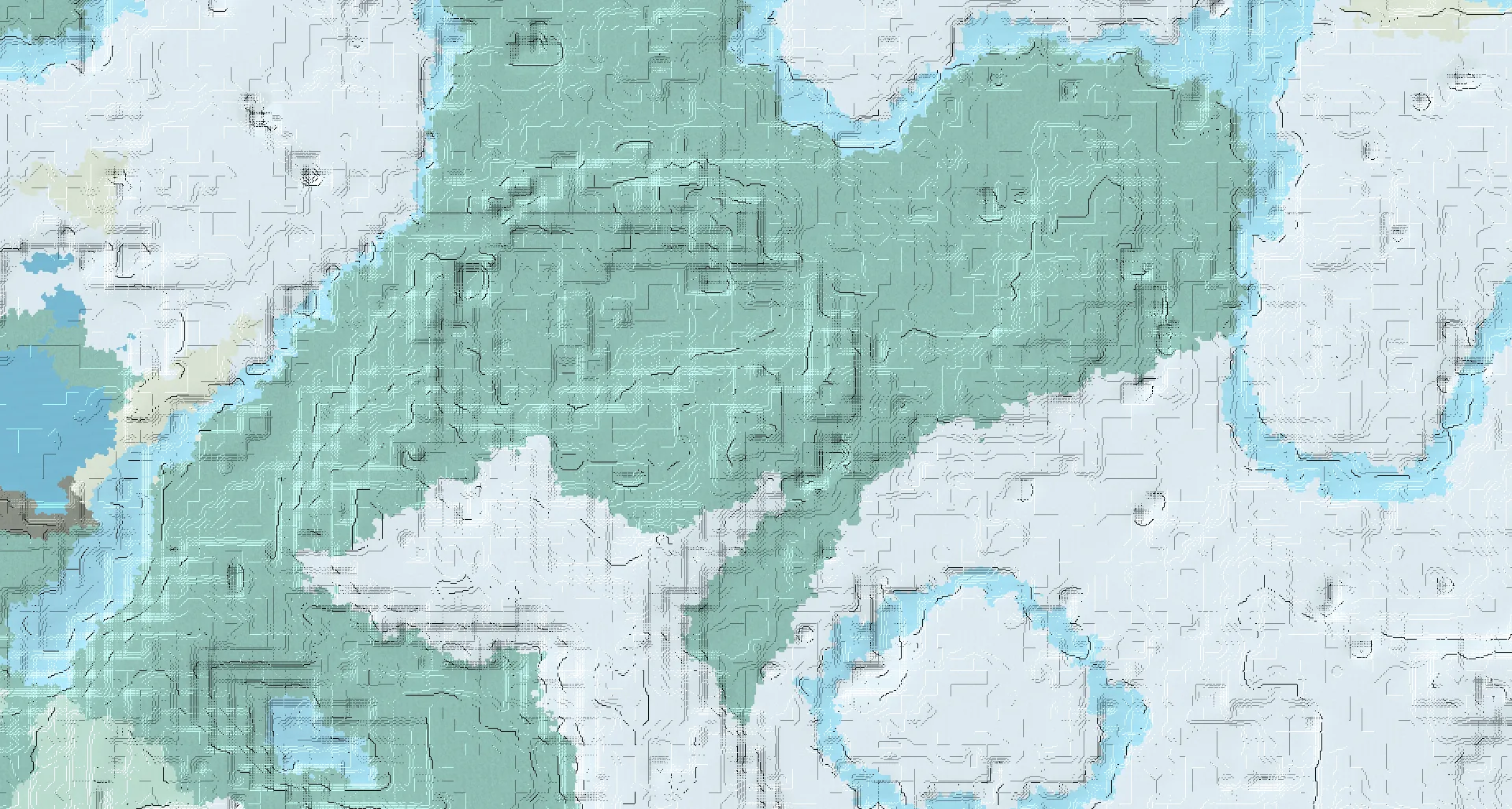 Seed map — Trail Ruins South of a Snowy Taiga Start