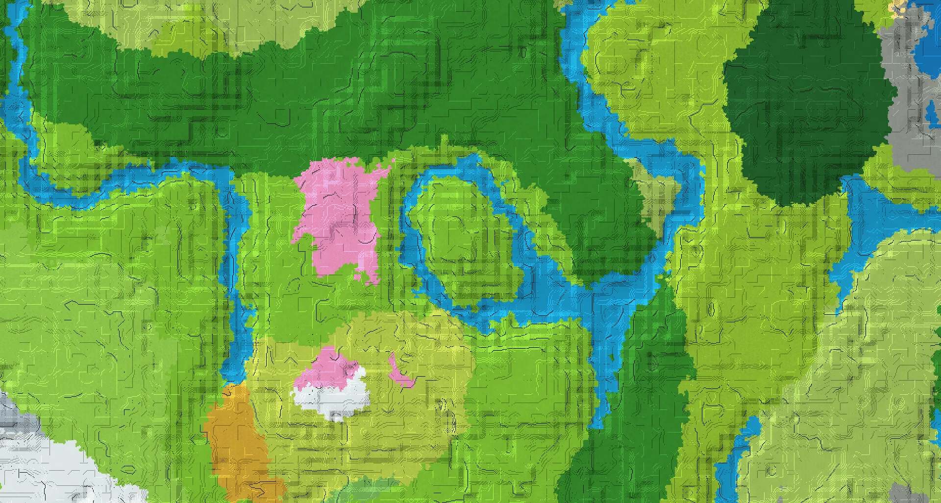 Seed map — Cliffside river village