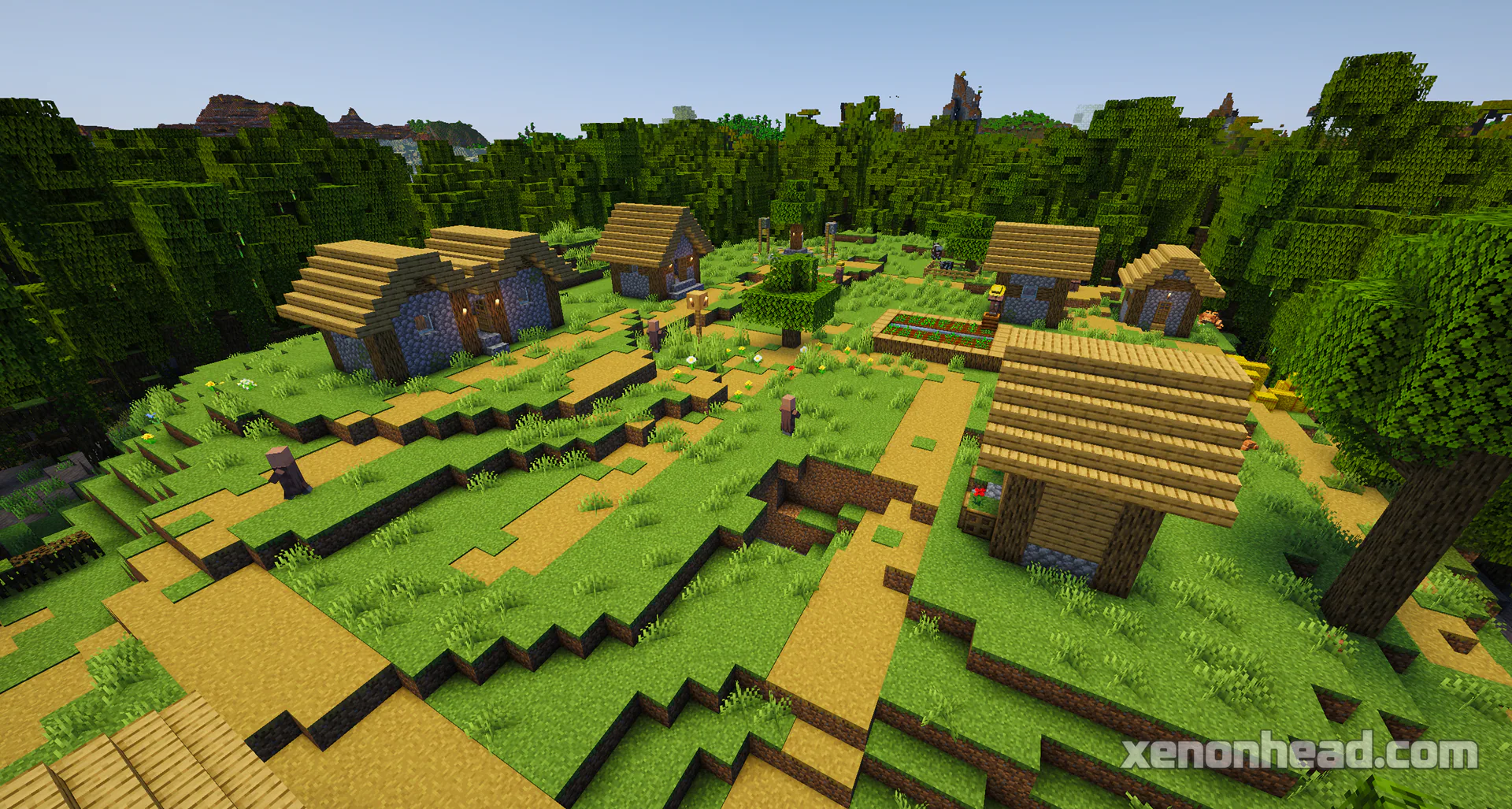 Secret mangrove swamp clearing village