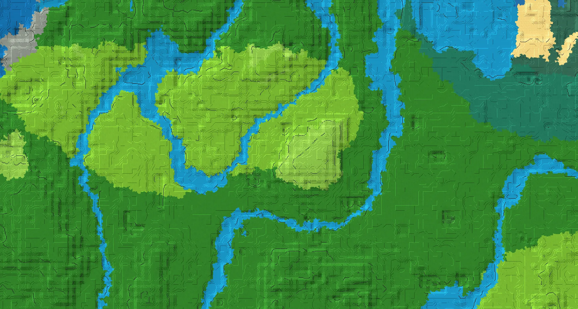 Seed map — Pillager Outpost Northeast of a Forest Start