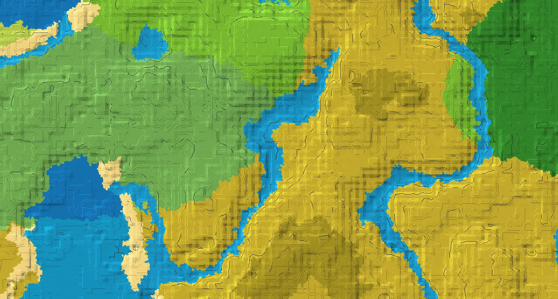 Seed map — 2 Villages near a Savanna Start with Ancient City
