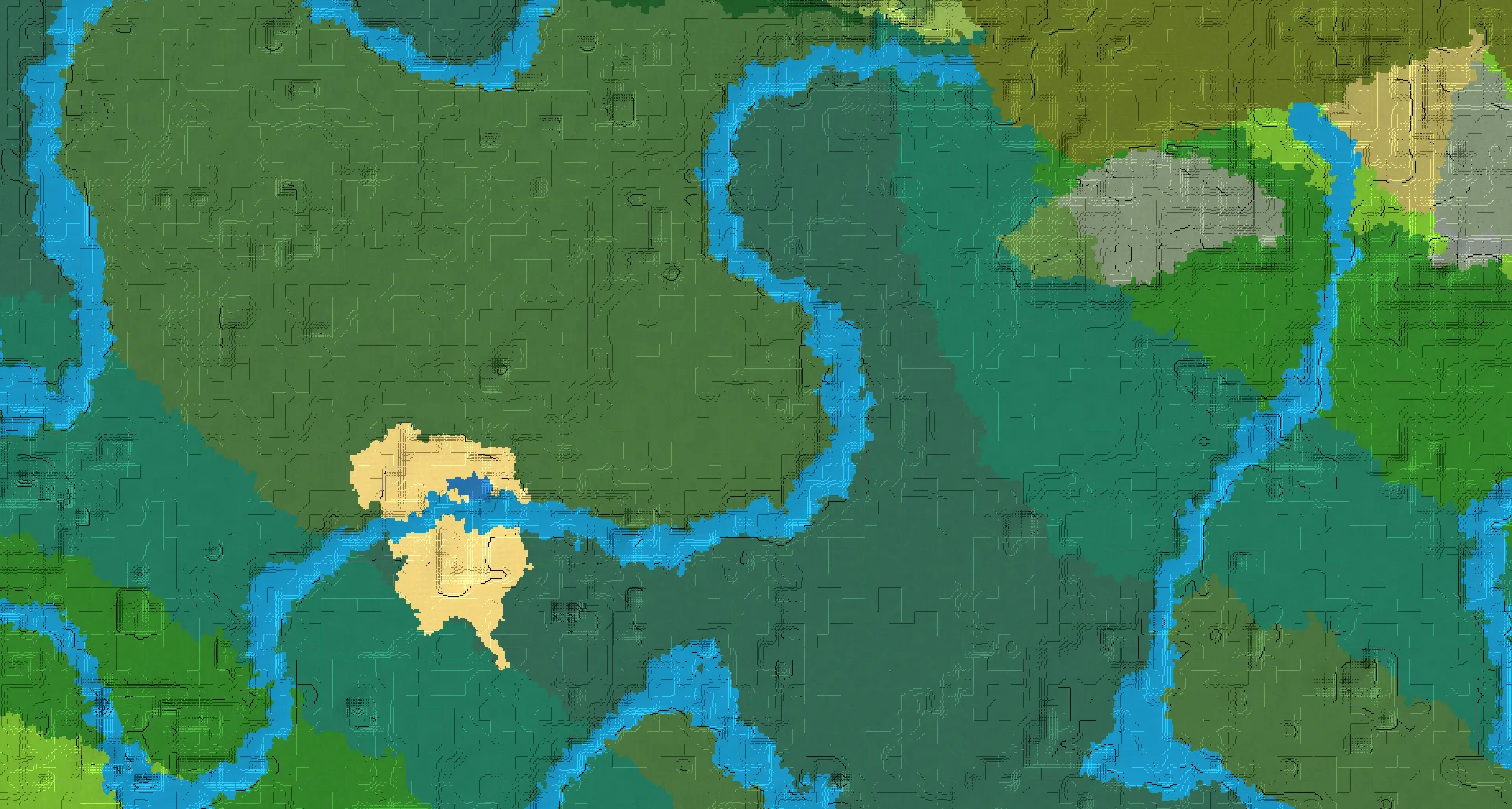 Seed map — Old Growth Pine Taiga Start with Trial Chambers with Ruined Portal