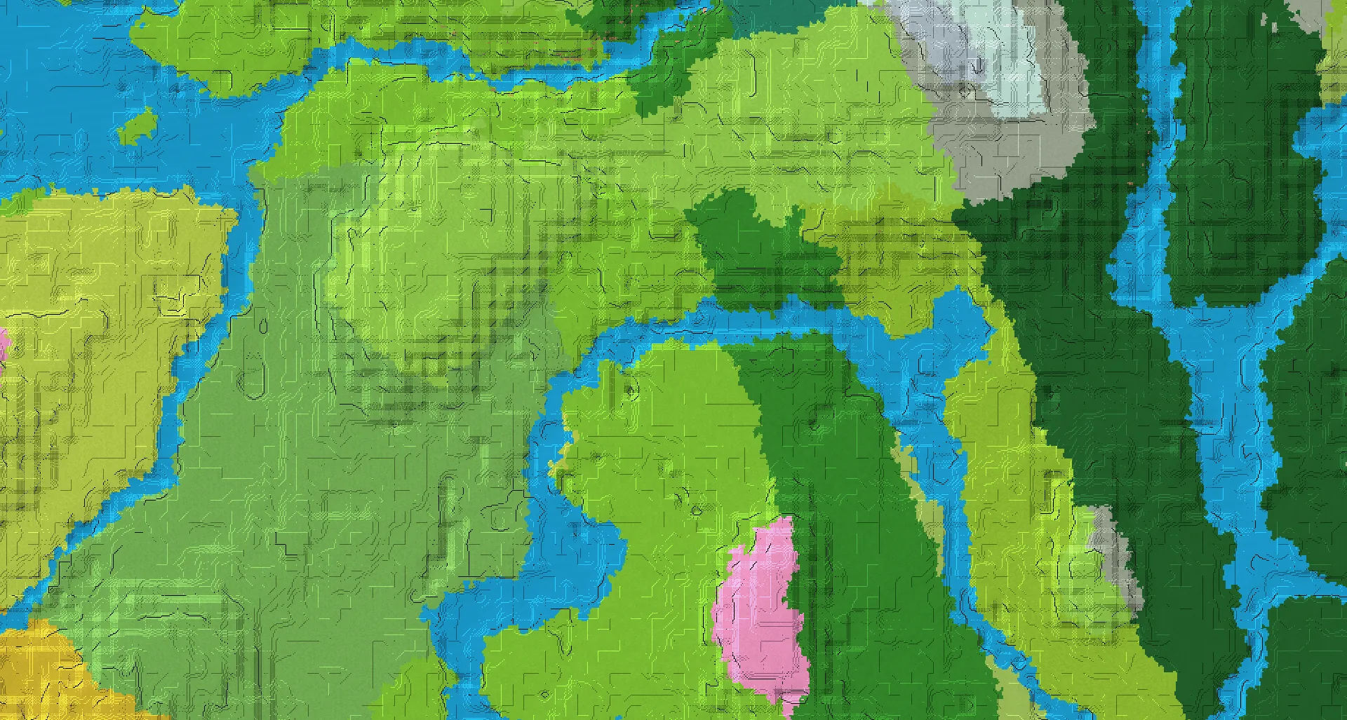 Seed map — 2 Villages near a Flower Forest Start