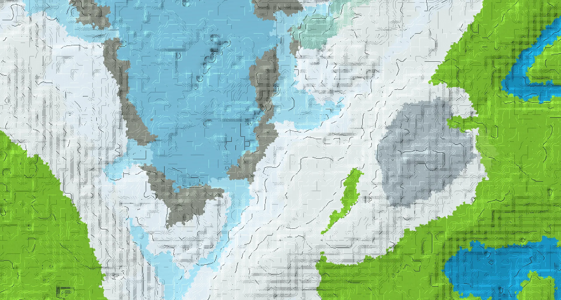 Seed map — Trial Chambers Northeast of a Snowy Plains Start