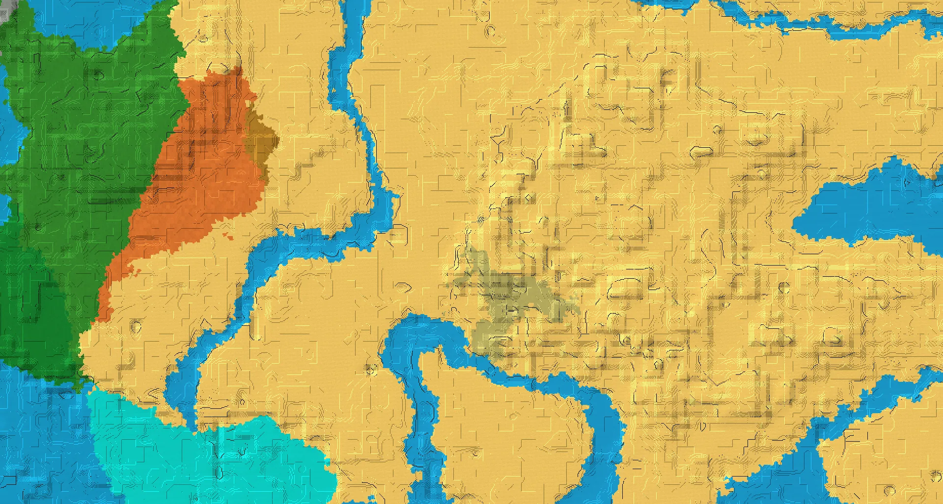 Seed map — Desert arch cave