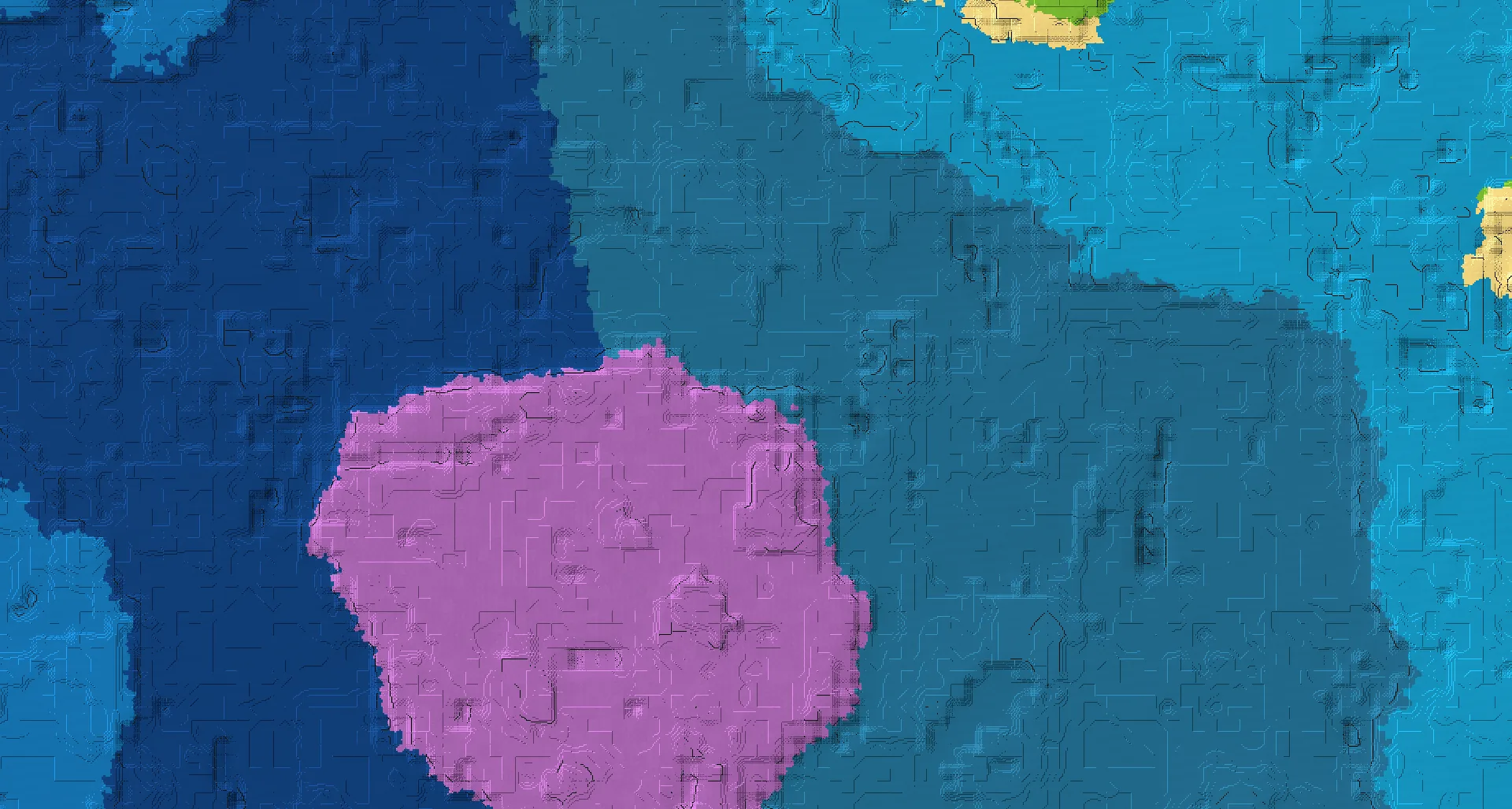 Seed map — Mushroom Fields Southwest of a Plains Start
