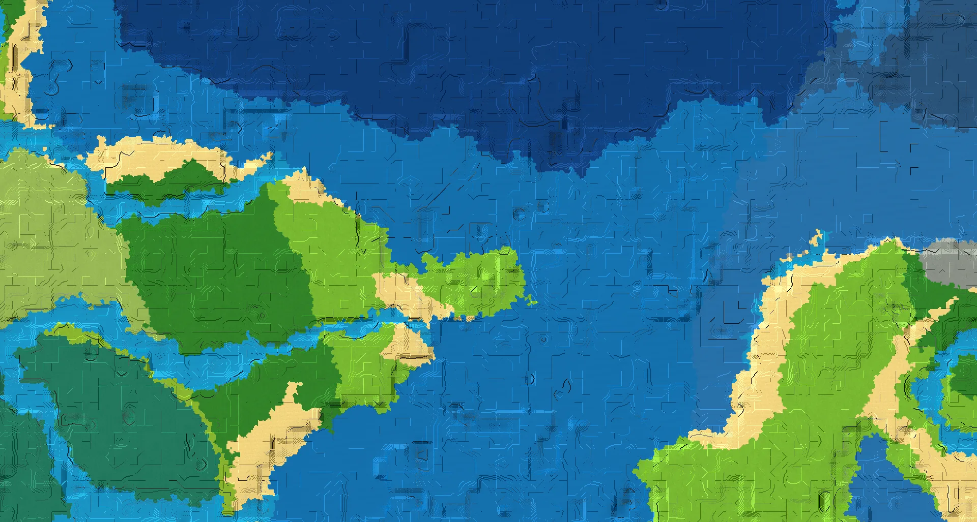 Seed map — Ocean village island