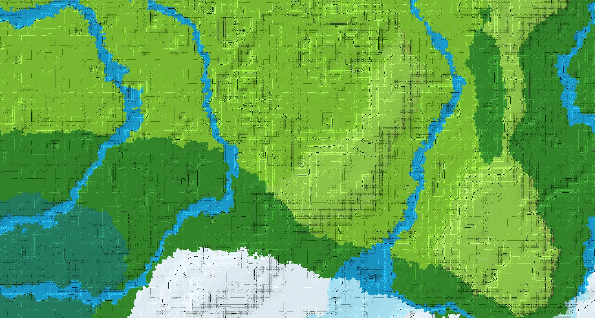 Seed map — Village Southeast of the Plains Start at 256, 400