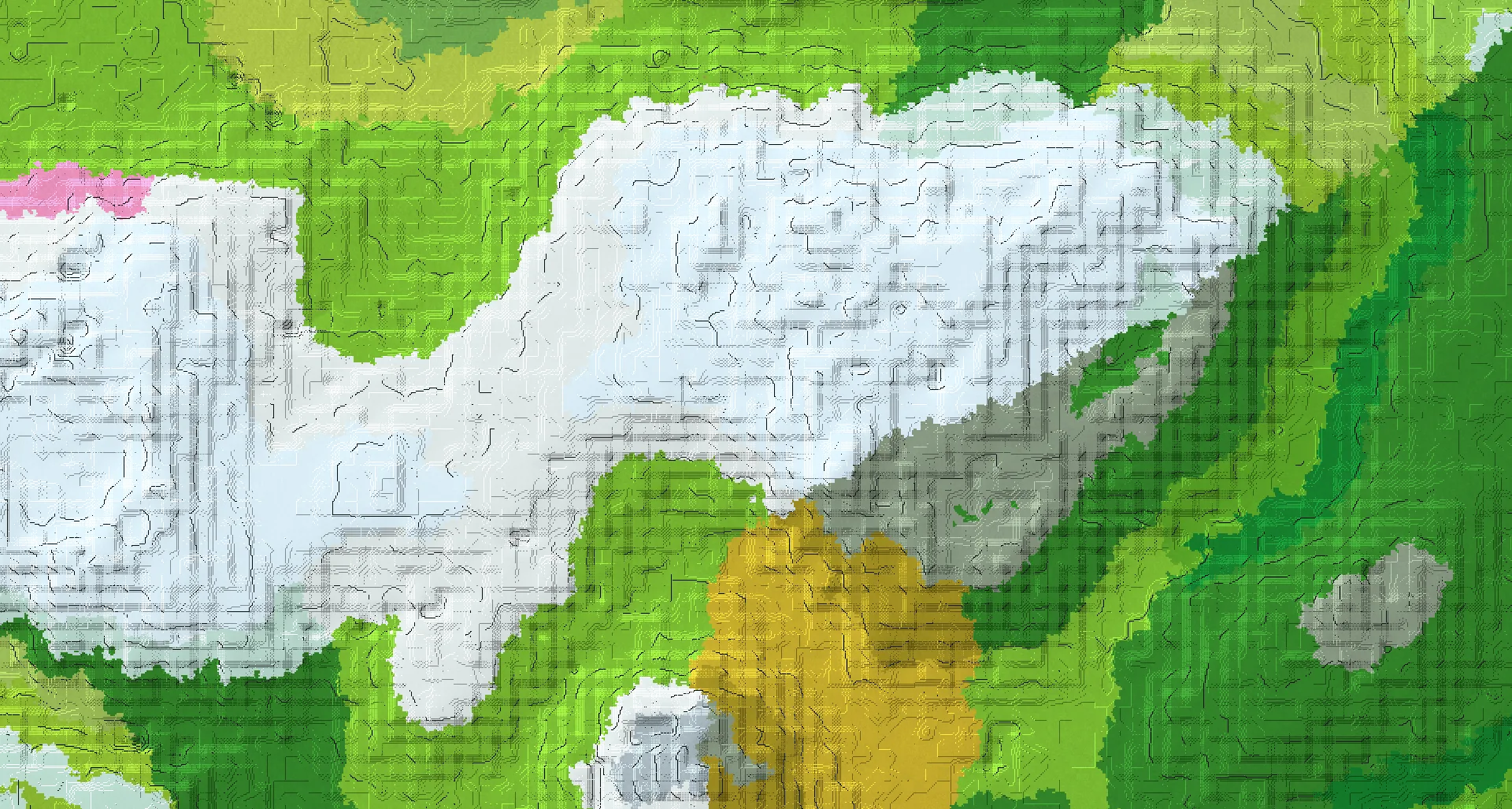 Seed map — Plains Start and an Ancient City Route with Ruined Portal