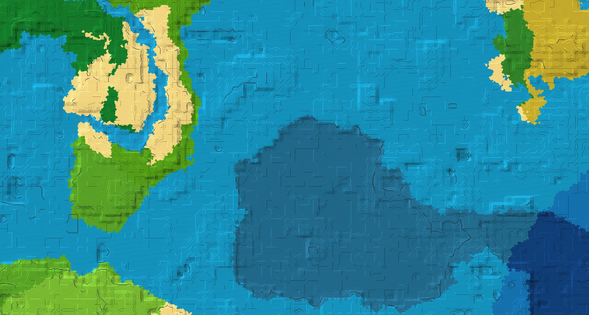 Seed map — Ocean Monument East of a Bamboo Jungle Start