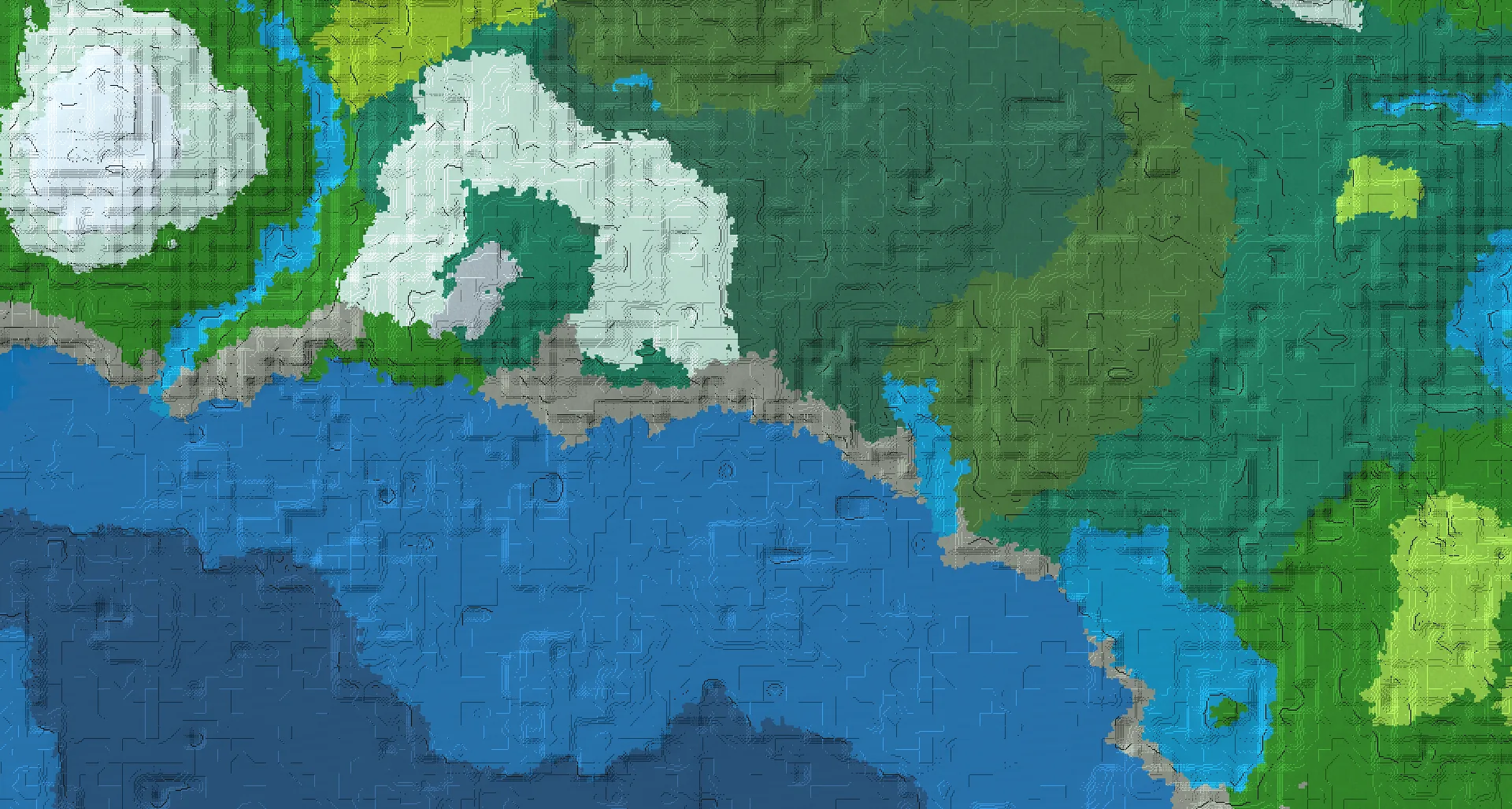 Seed map — Stronghold West of a Forest Start