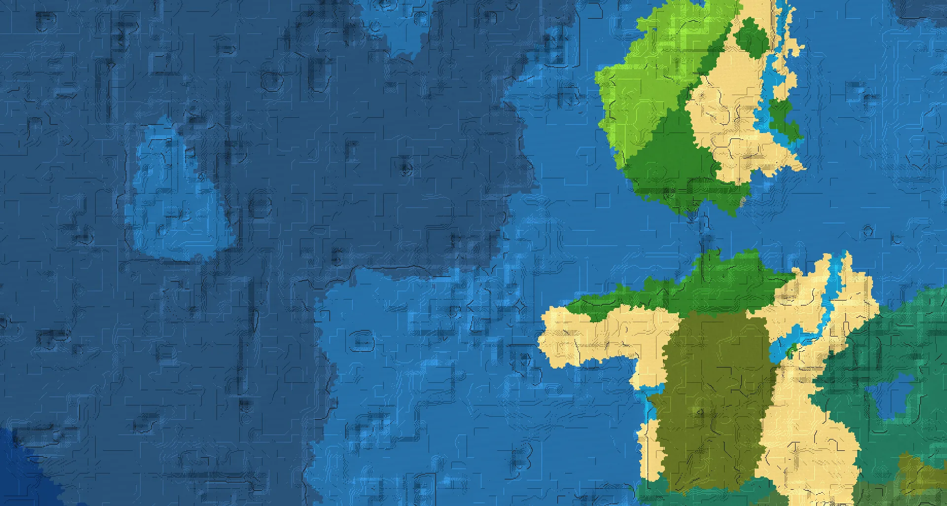 Seed map — Ocean Monument West of a Swamp Start