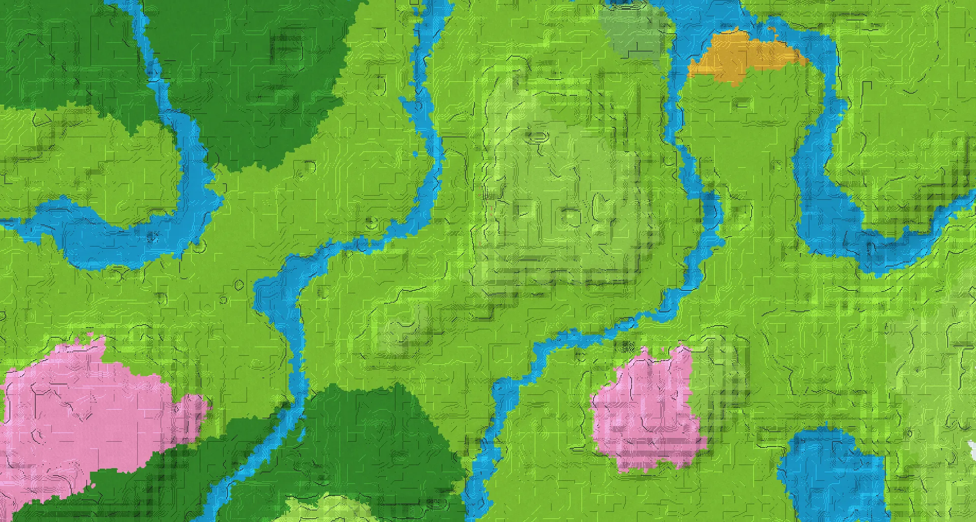 Seed map — Ruined Portal Southeast of a Plains Start with Village