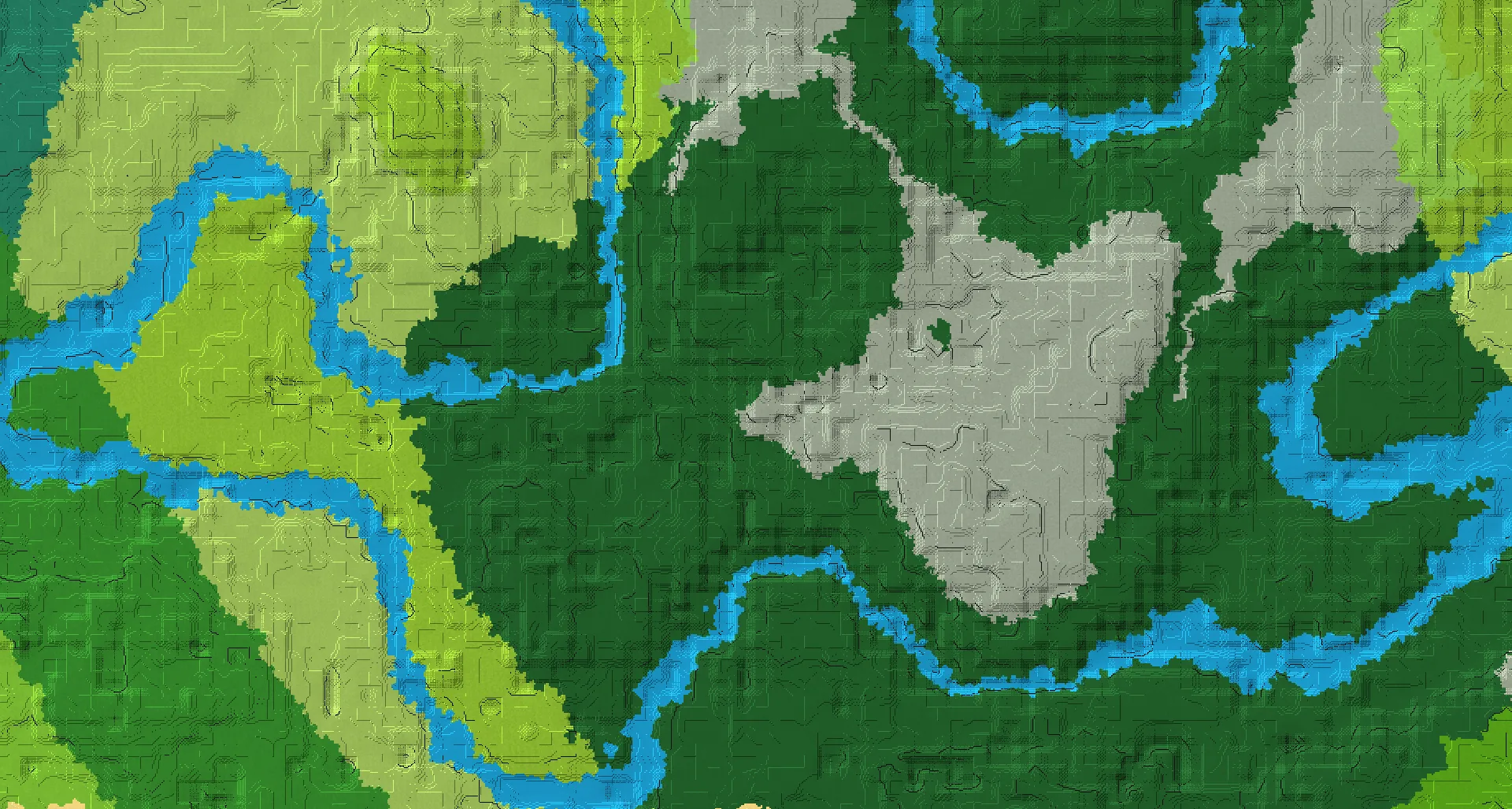 Seed map — Pale Garden Southeast of a Dark Forest Start