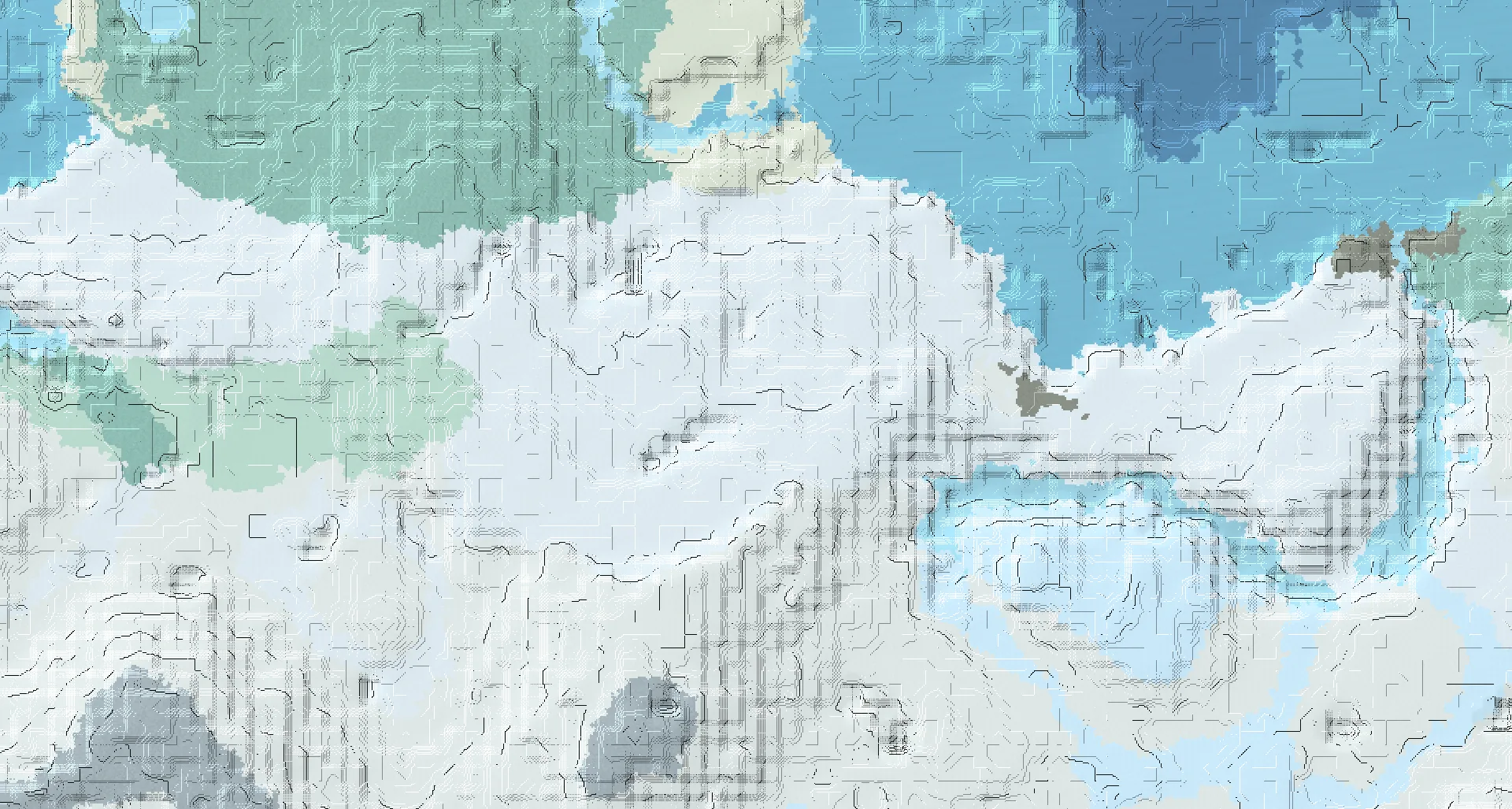 Seed map — Igloo Northeast of the Snowy Slopes Start with Ruined Portal