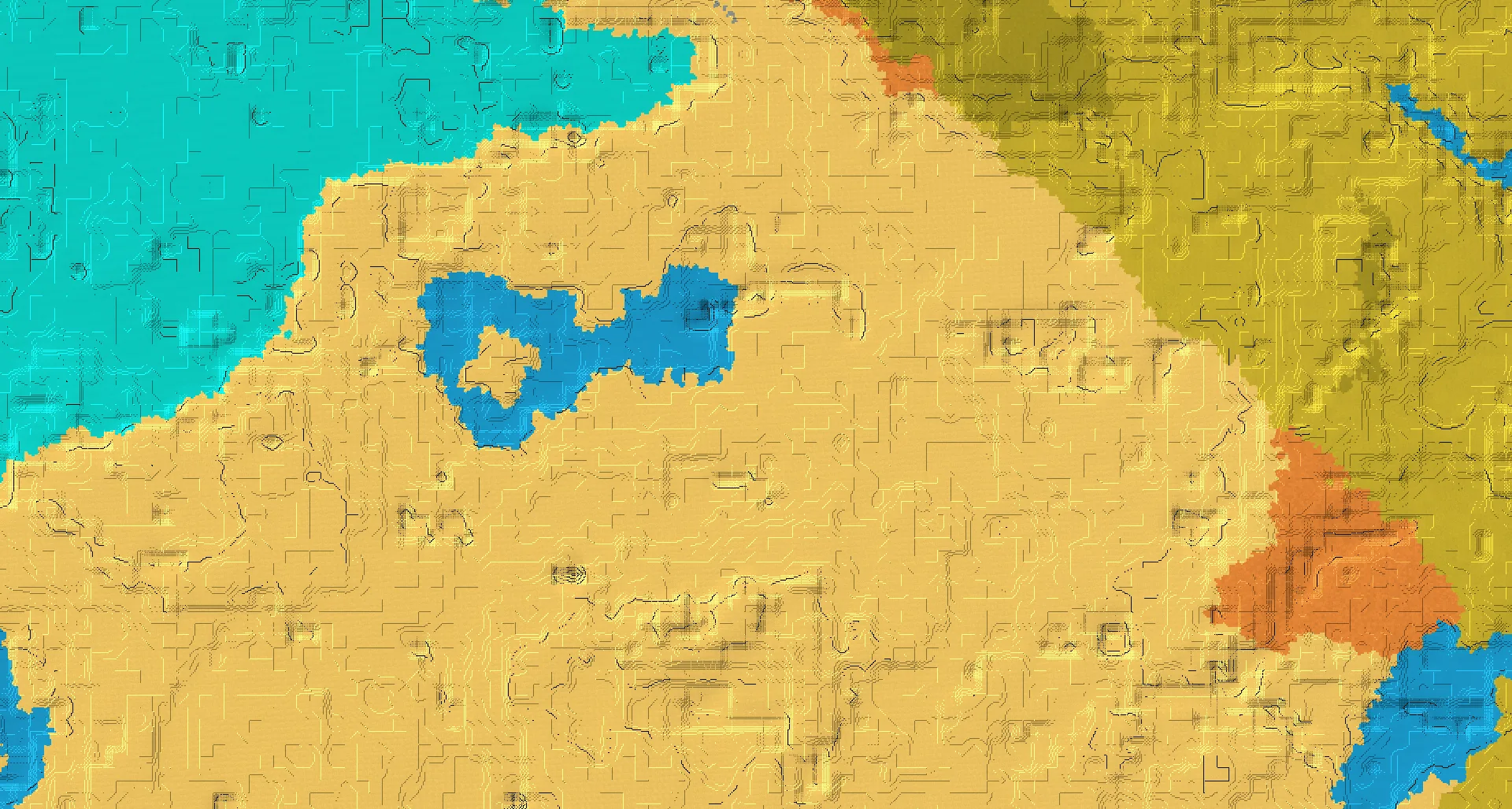 Seed map — Desert Start with Desert Temple
