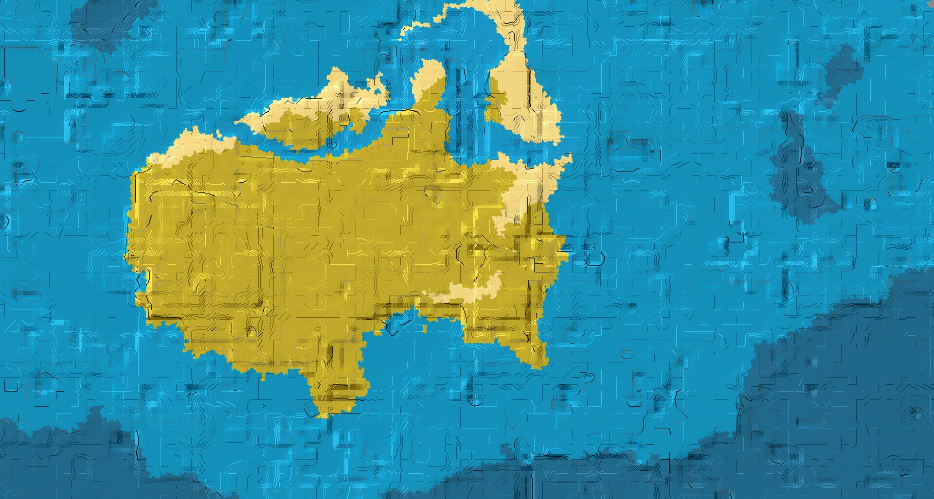 Seed map — Savanna Start with Village with Ruined Portal