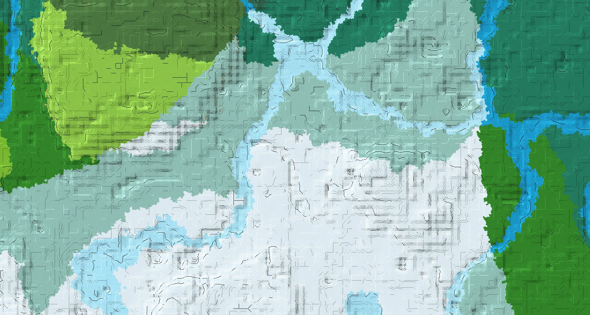 Seed map — Cave Exploration below a Old Growth Pine Taiga Start